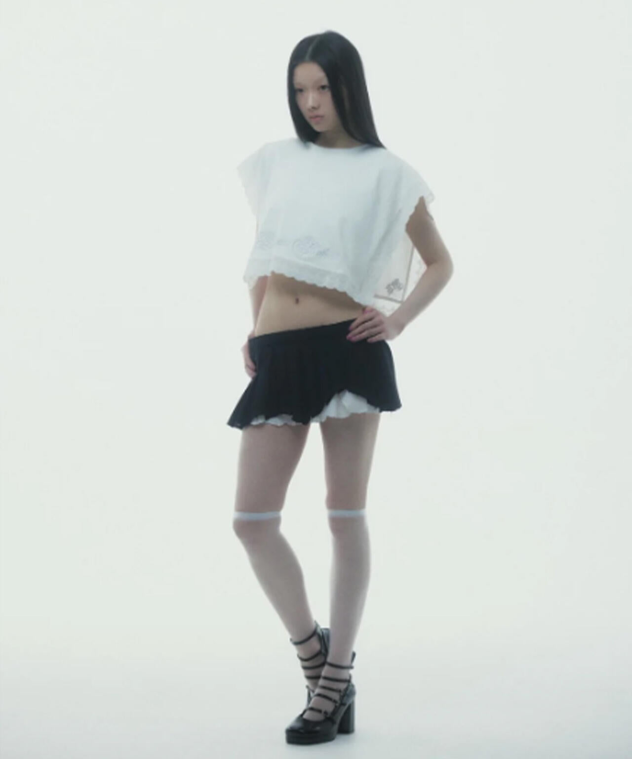 neith./ネイス/Destroyed Micro Mini Skirt