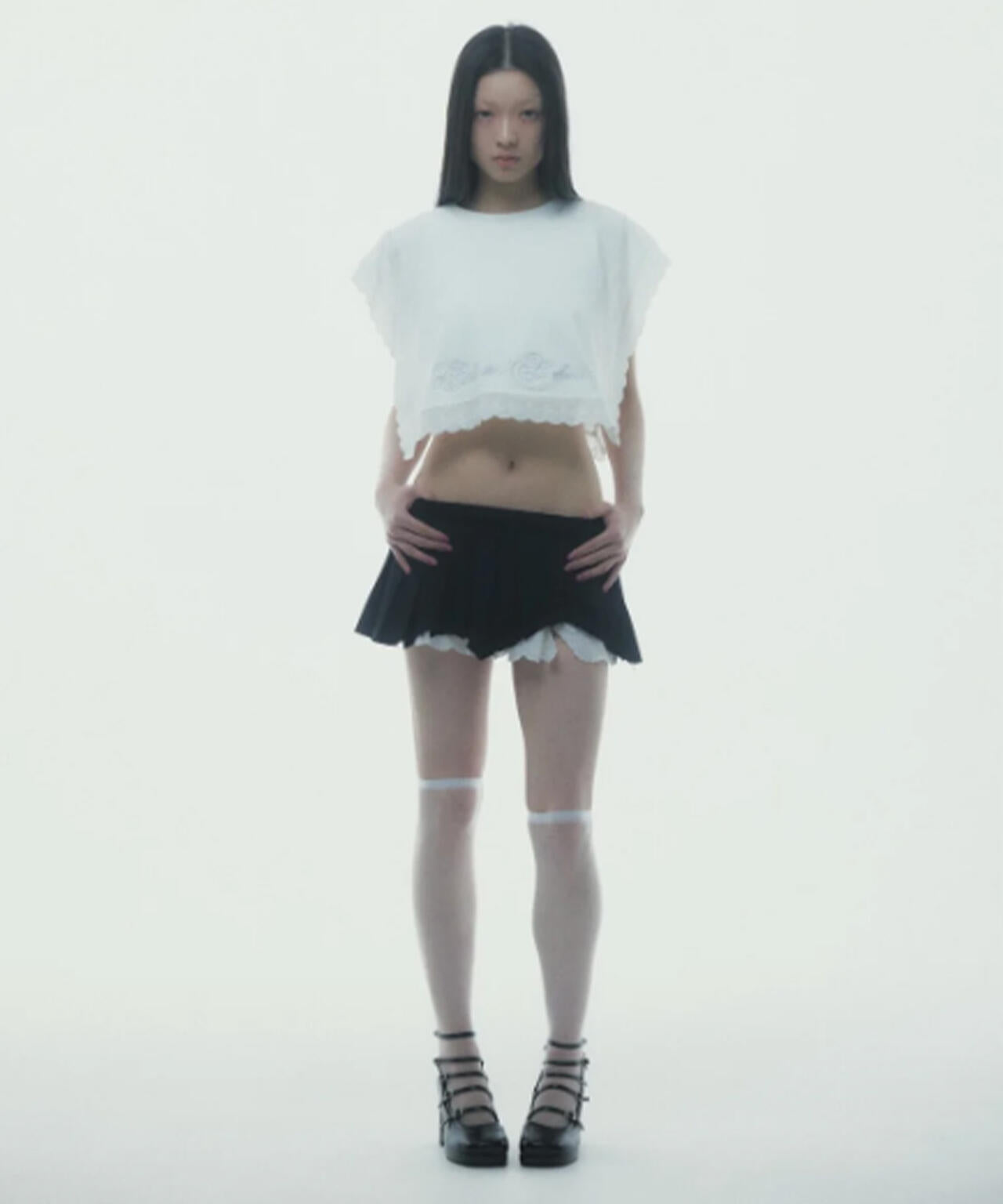 neith./ネイス/Destroyed Micro Mini Skirt