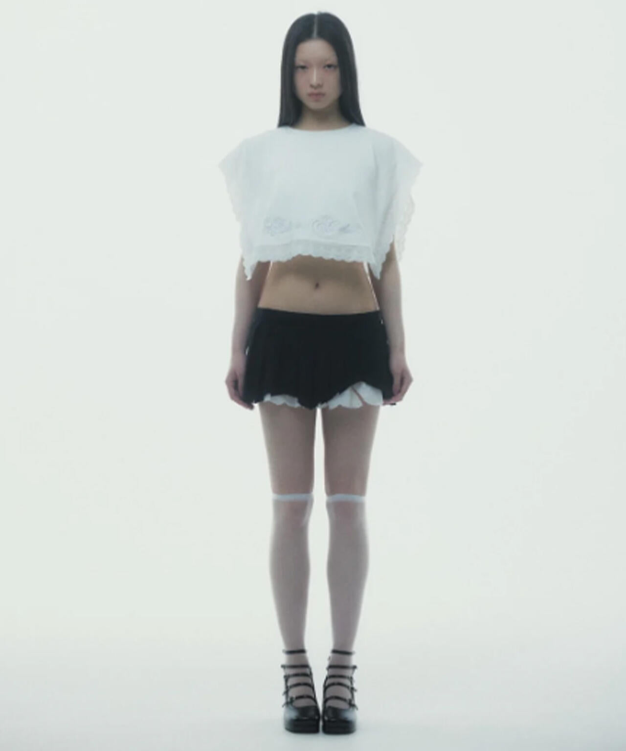 neith./ネイス/Destroyed Micro Mini Skirt