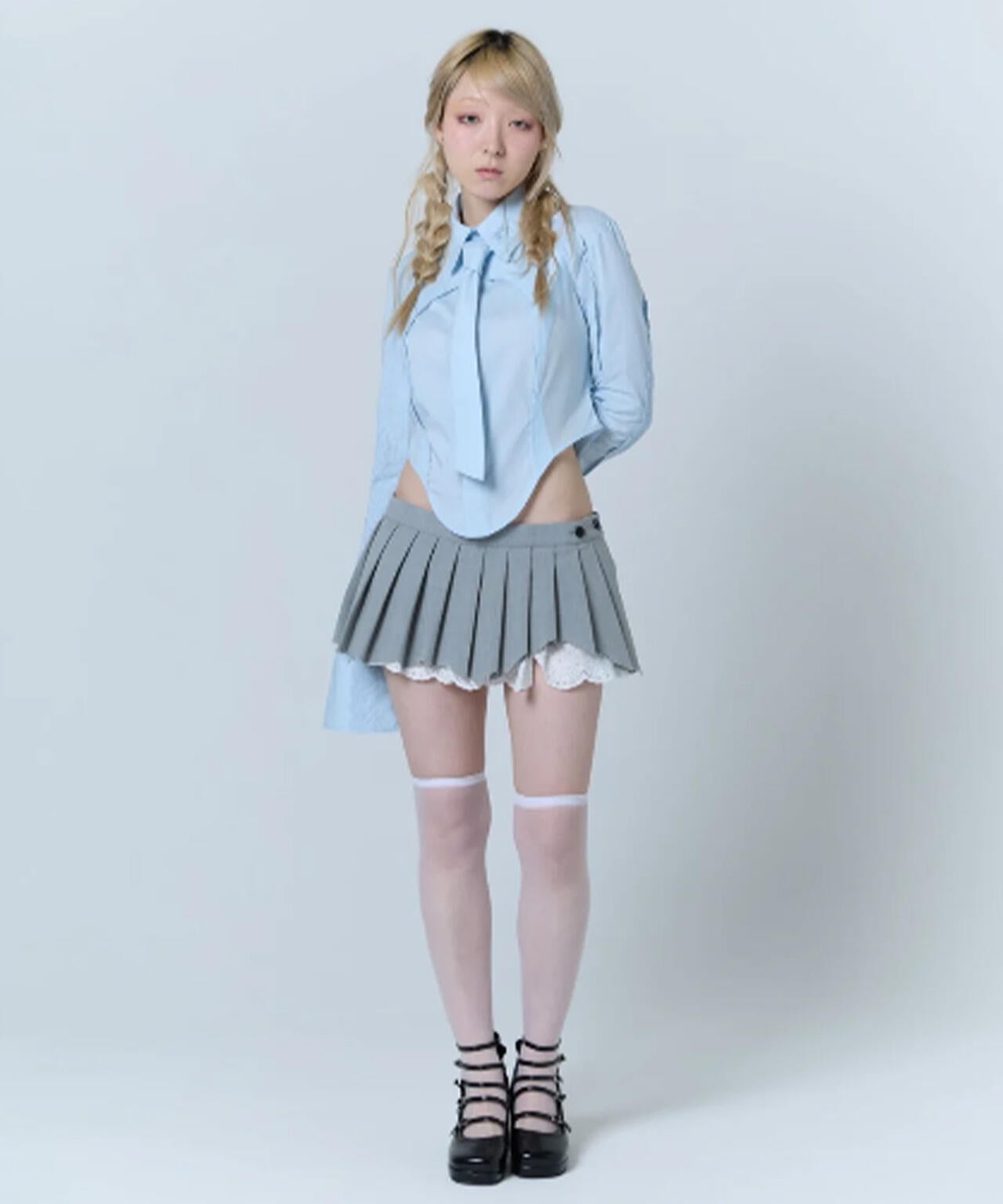 neith./ネイス/Destroyed Micro Mini Skirt