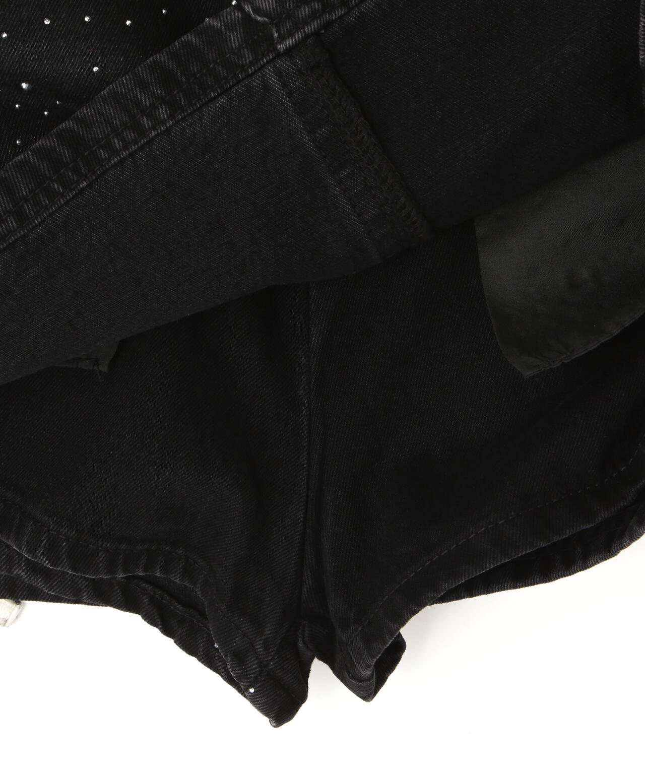 MAVYTH/メヴィス/RHINESTONE MINI SKIRT
