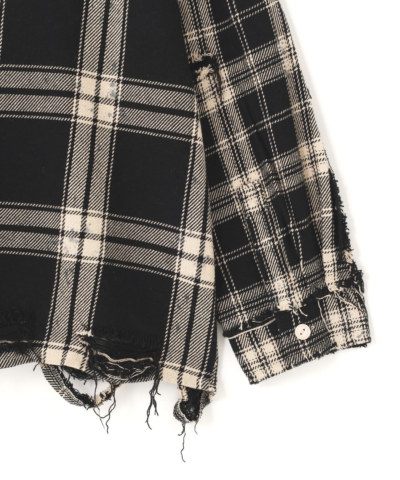 DankeSchon/ダンケシェーン/FLANNEL DAMAGE SHIRTS BI-COLOR