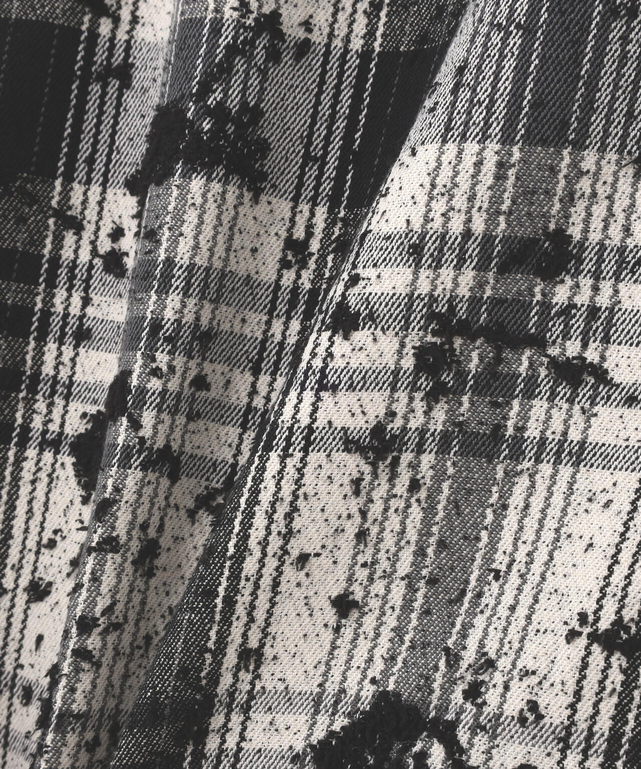 DankeSchon/ダンケシェーン/FLANNEL DAMAGE SHIRTS GRIME