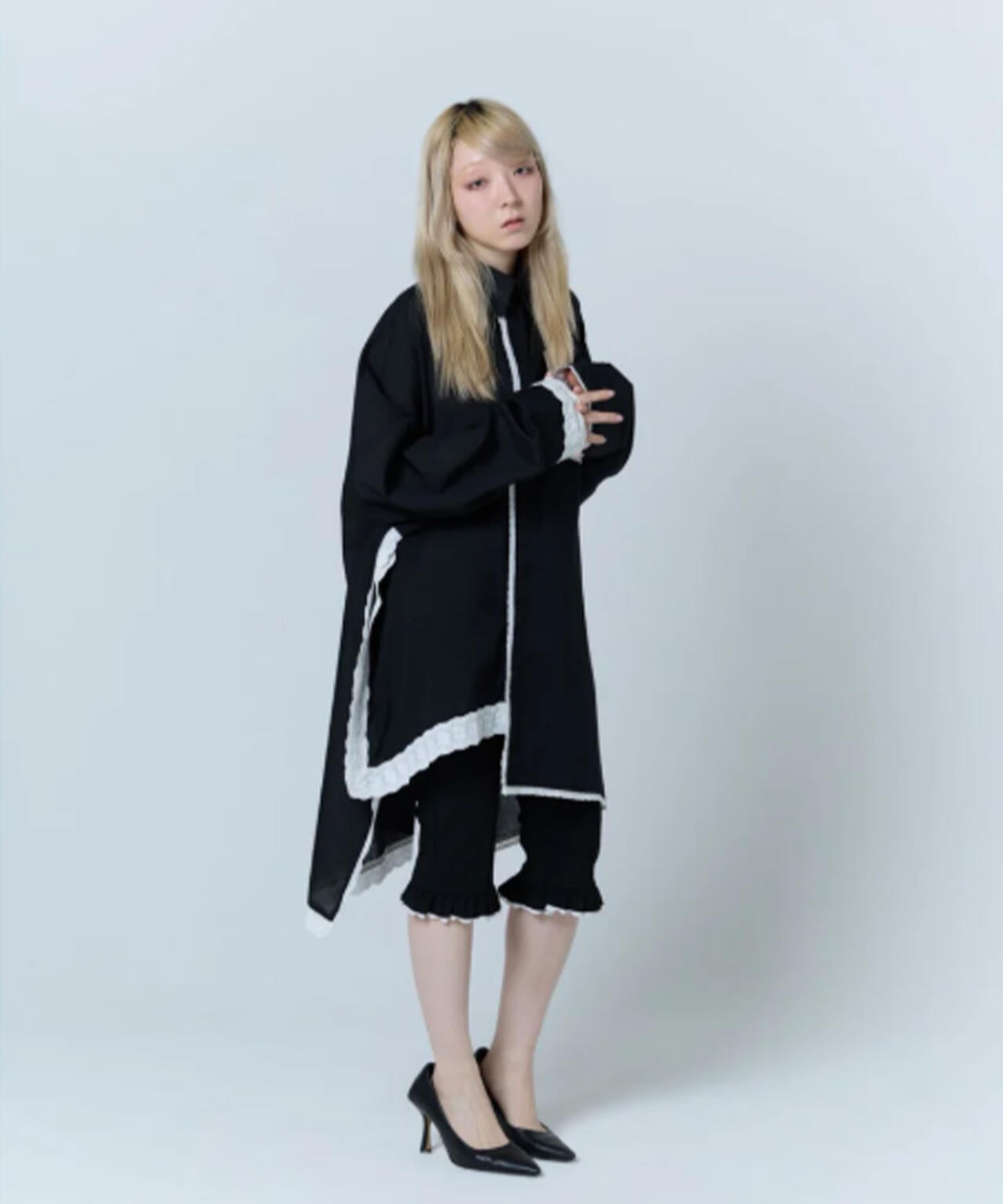 neith./ネイス/Handkerchief Shirt Dress