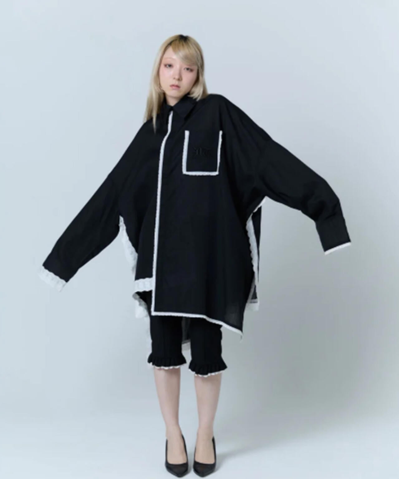neith./ネイス/Handkerchief Shirt Dress