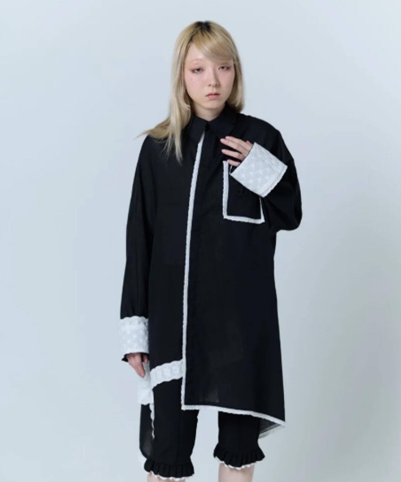 neith./ネイス/Handkerchief Shirt Dress