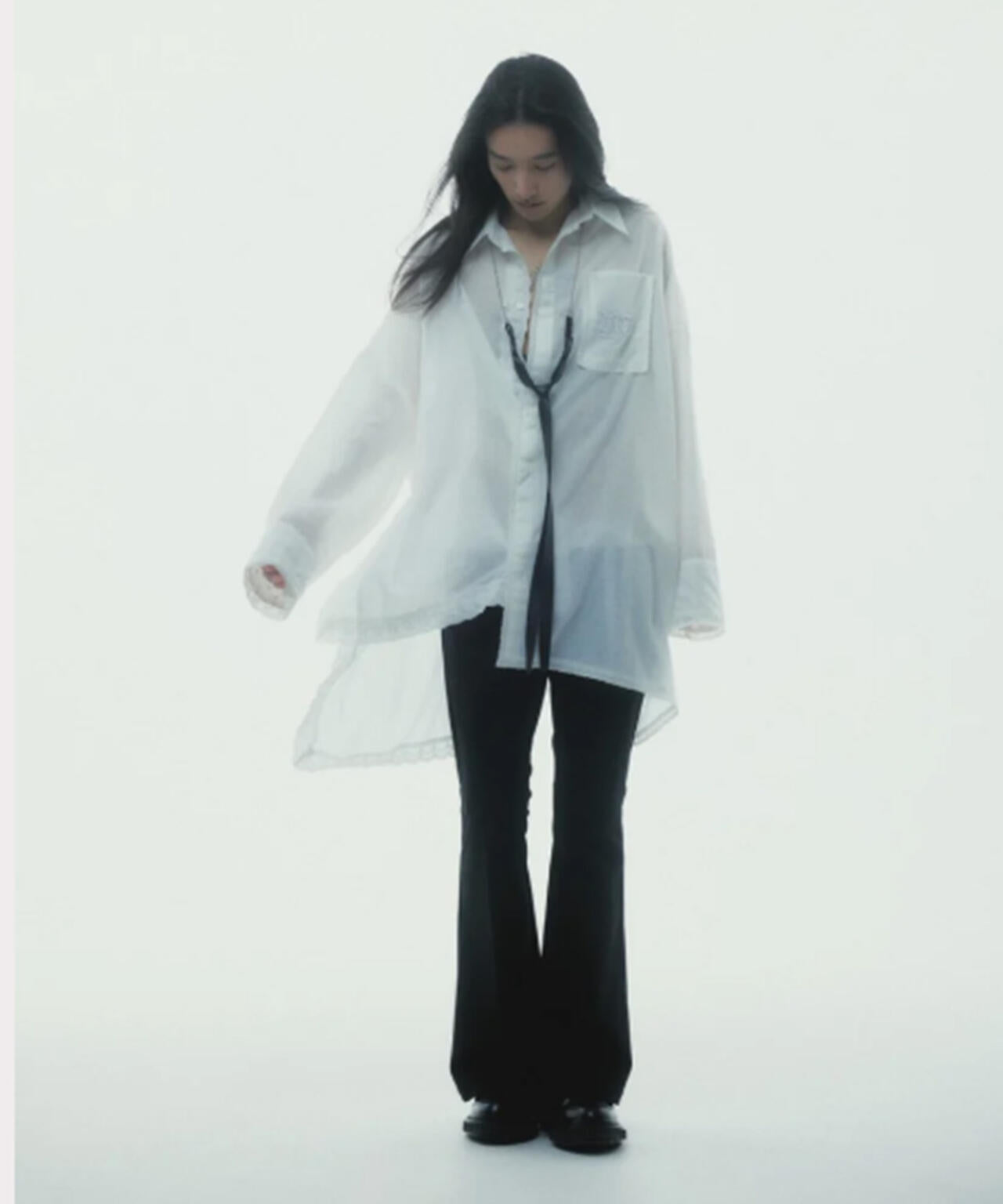 neith./ネイス/Handkerchief Shirt Dress