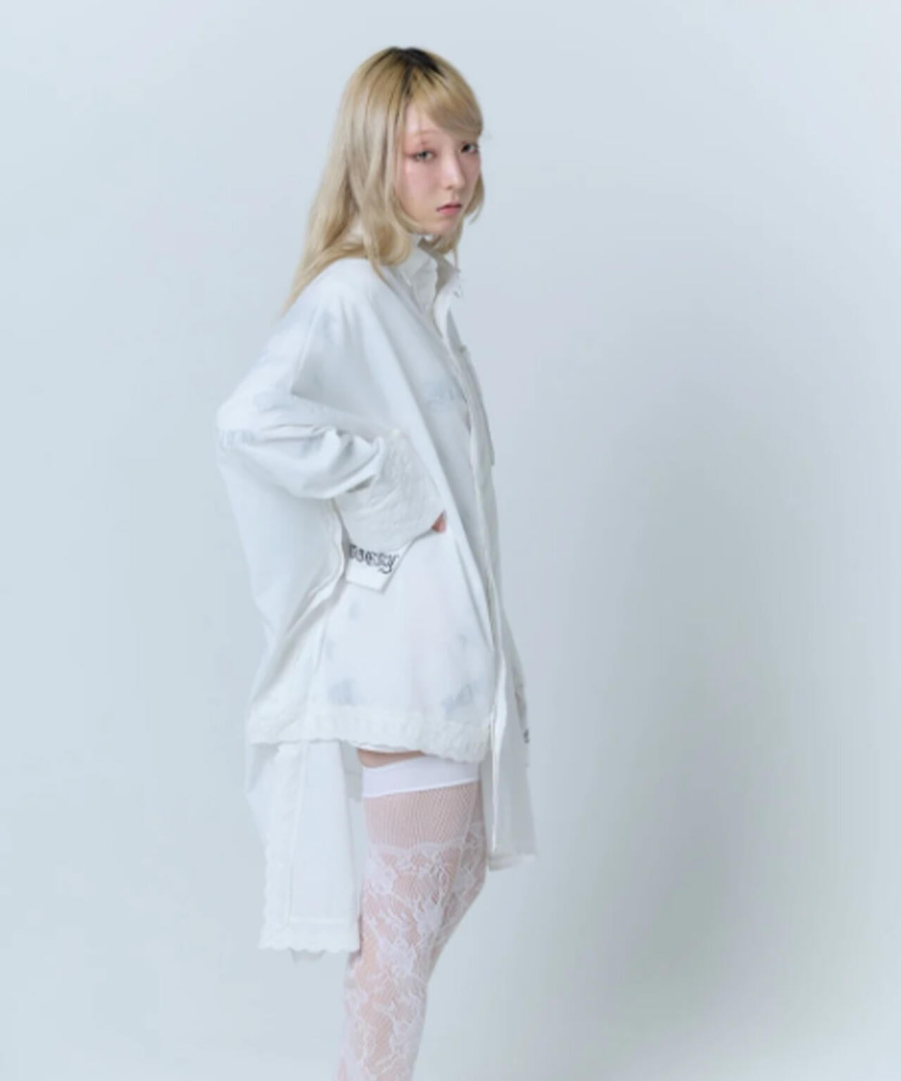 neith./ネイス/Handkerchief Shirt Dress
