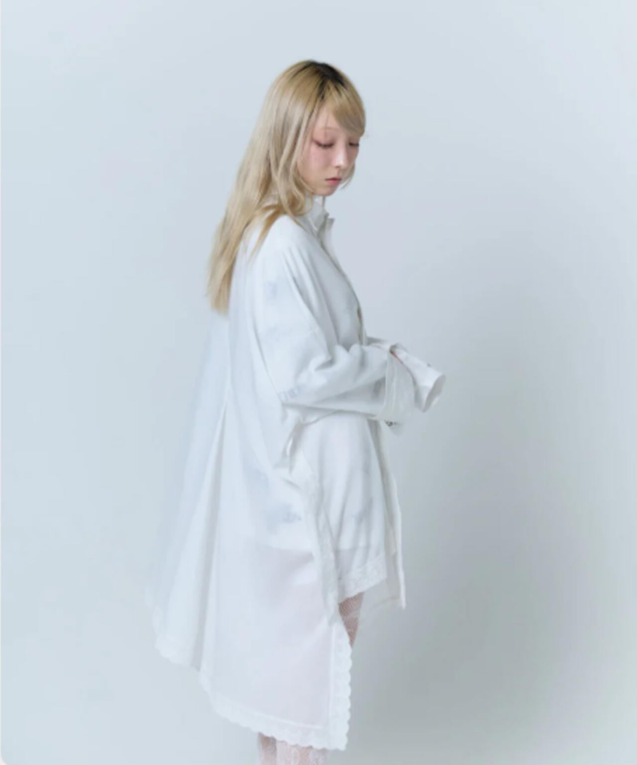 neith./ネイス/Handkerchief Shirt Dress