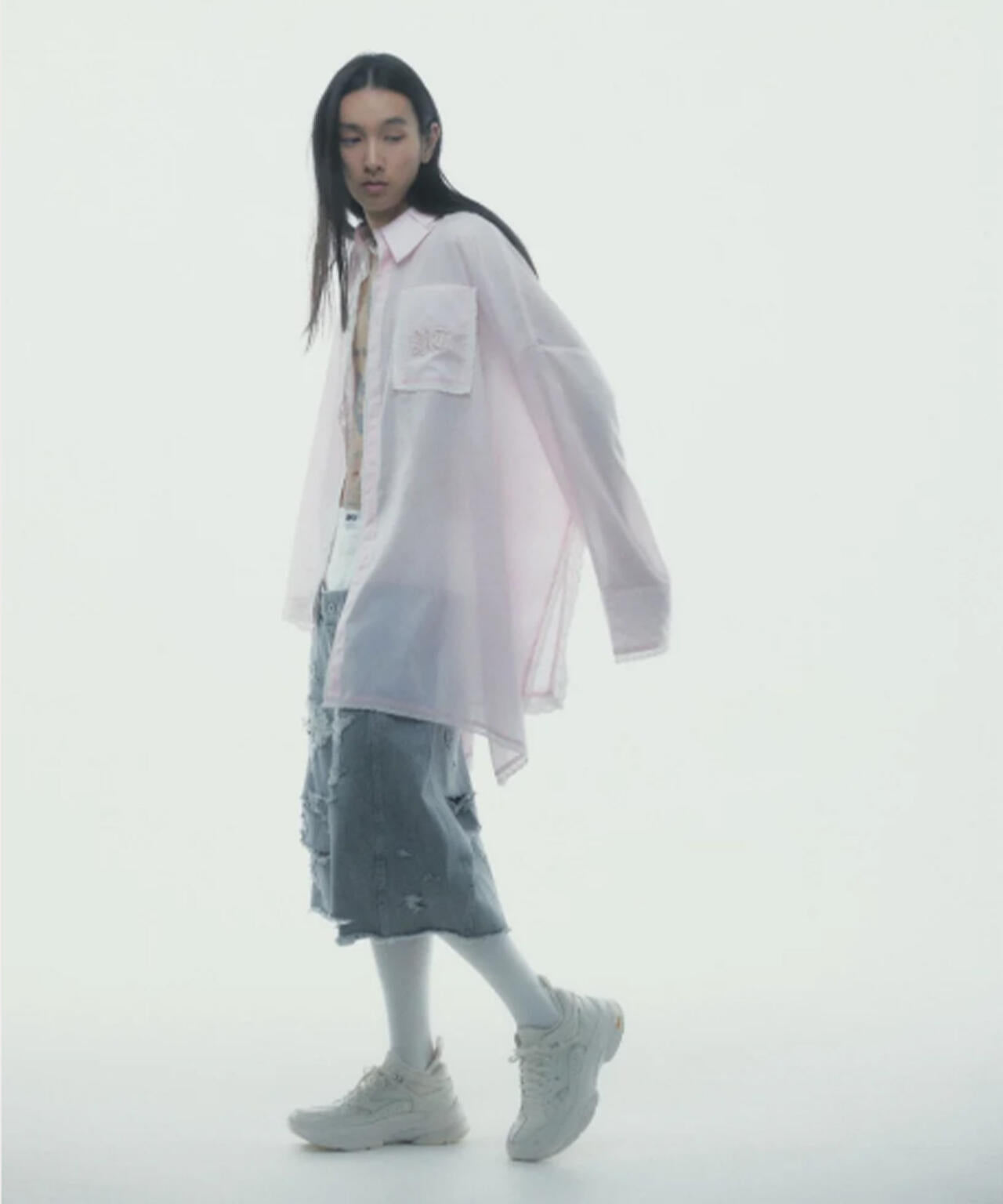 neith./ネイス/Handkerchief Shirt Dress