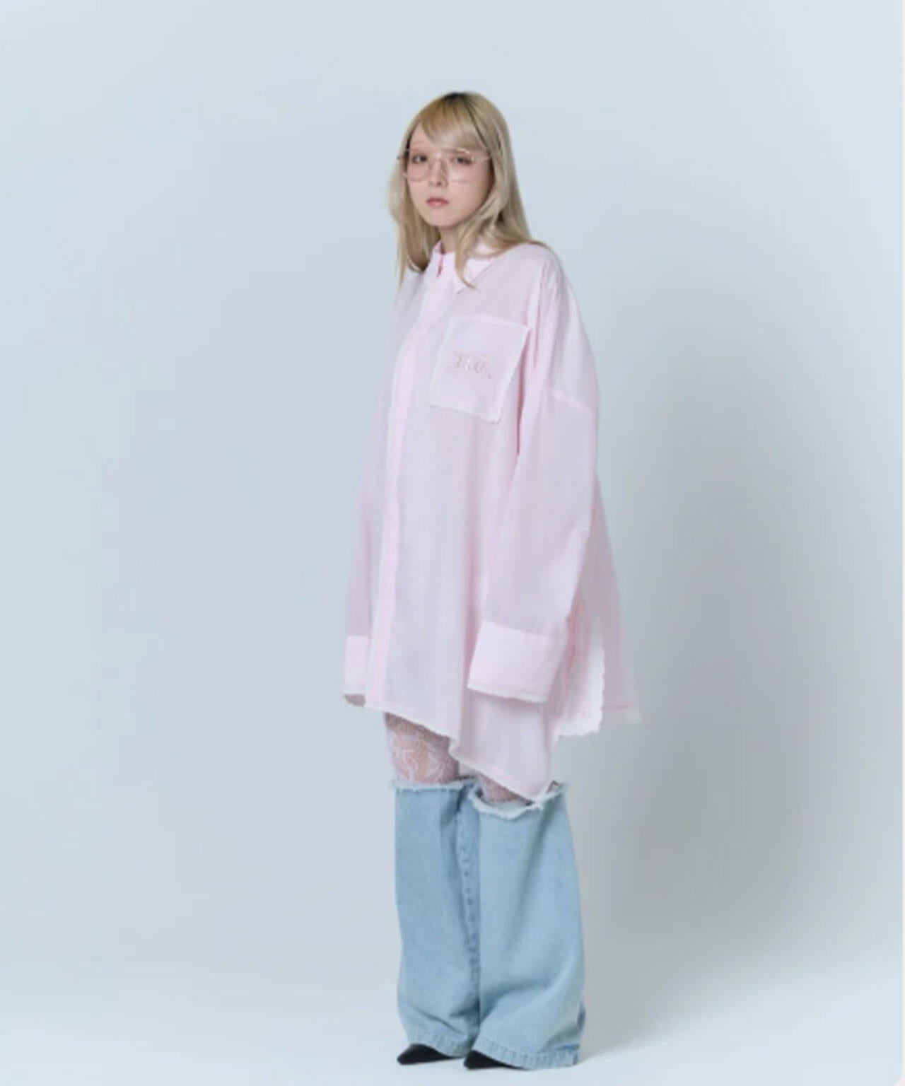 neith./ネイス/Handkerchief Shirt Dress