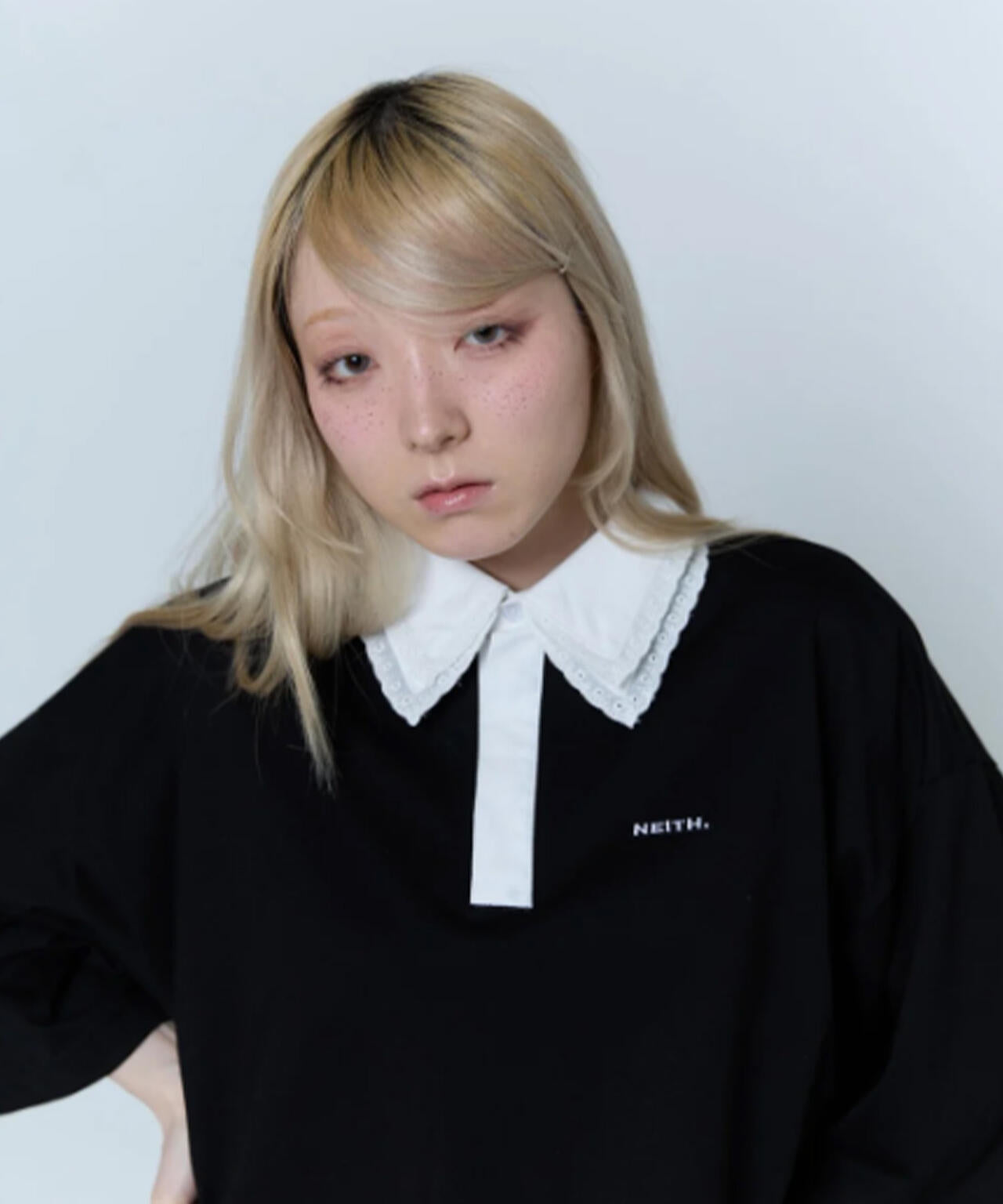 neith./ネイス/Double Collar Rugger Shirt