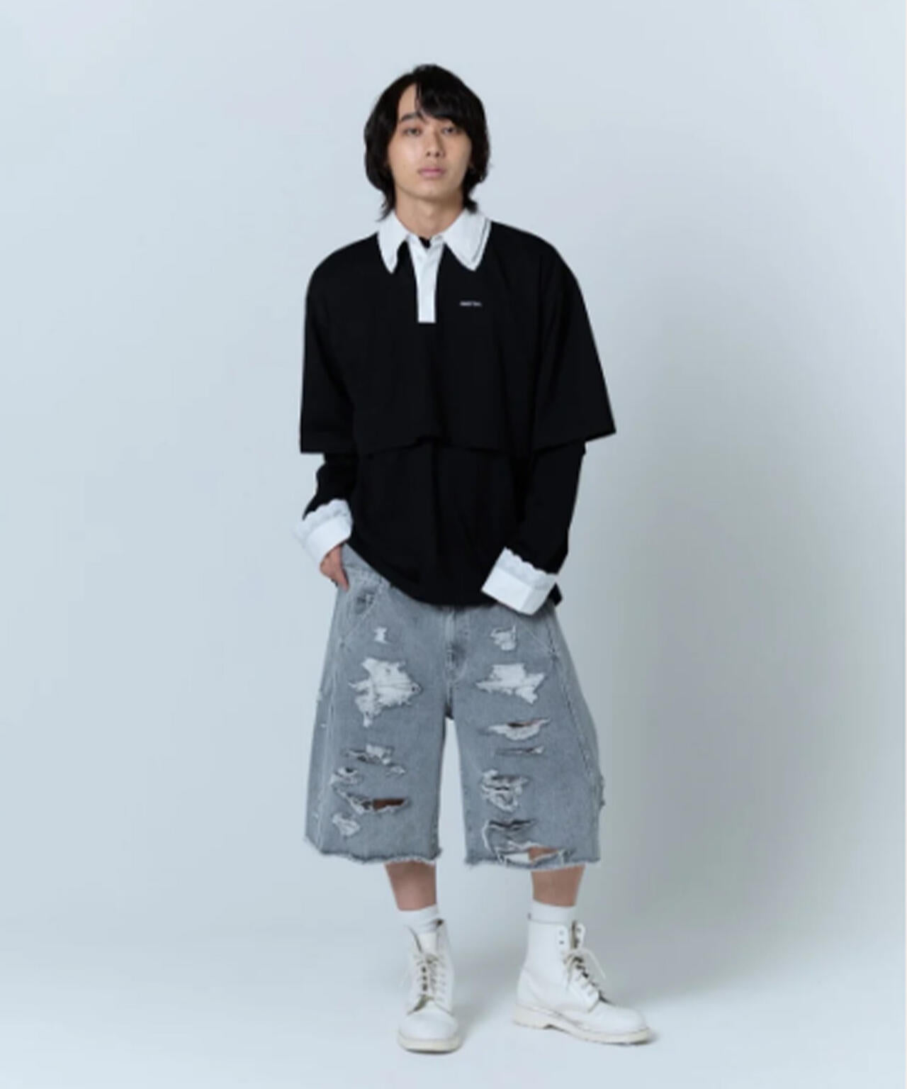 neith./ネイス/Double Collar Rugger Shirt