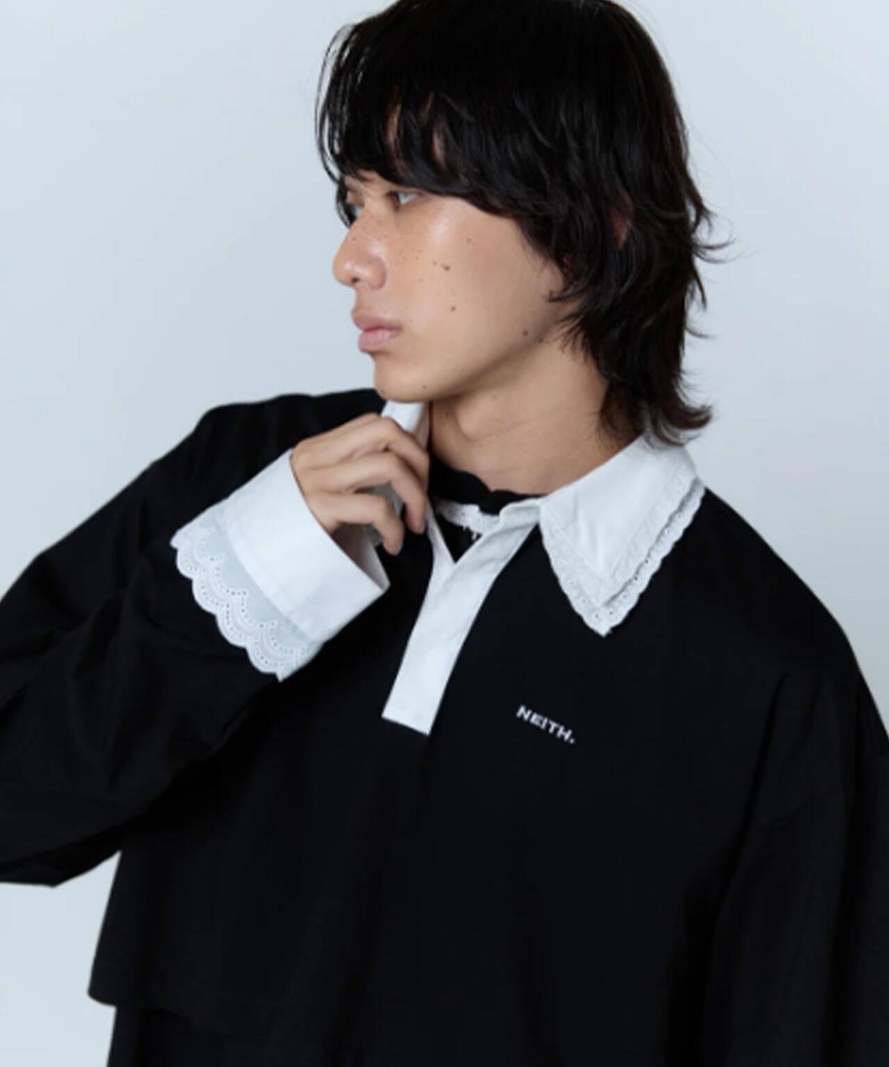 neith./ネイス/Double Collar Rugger Shirt