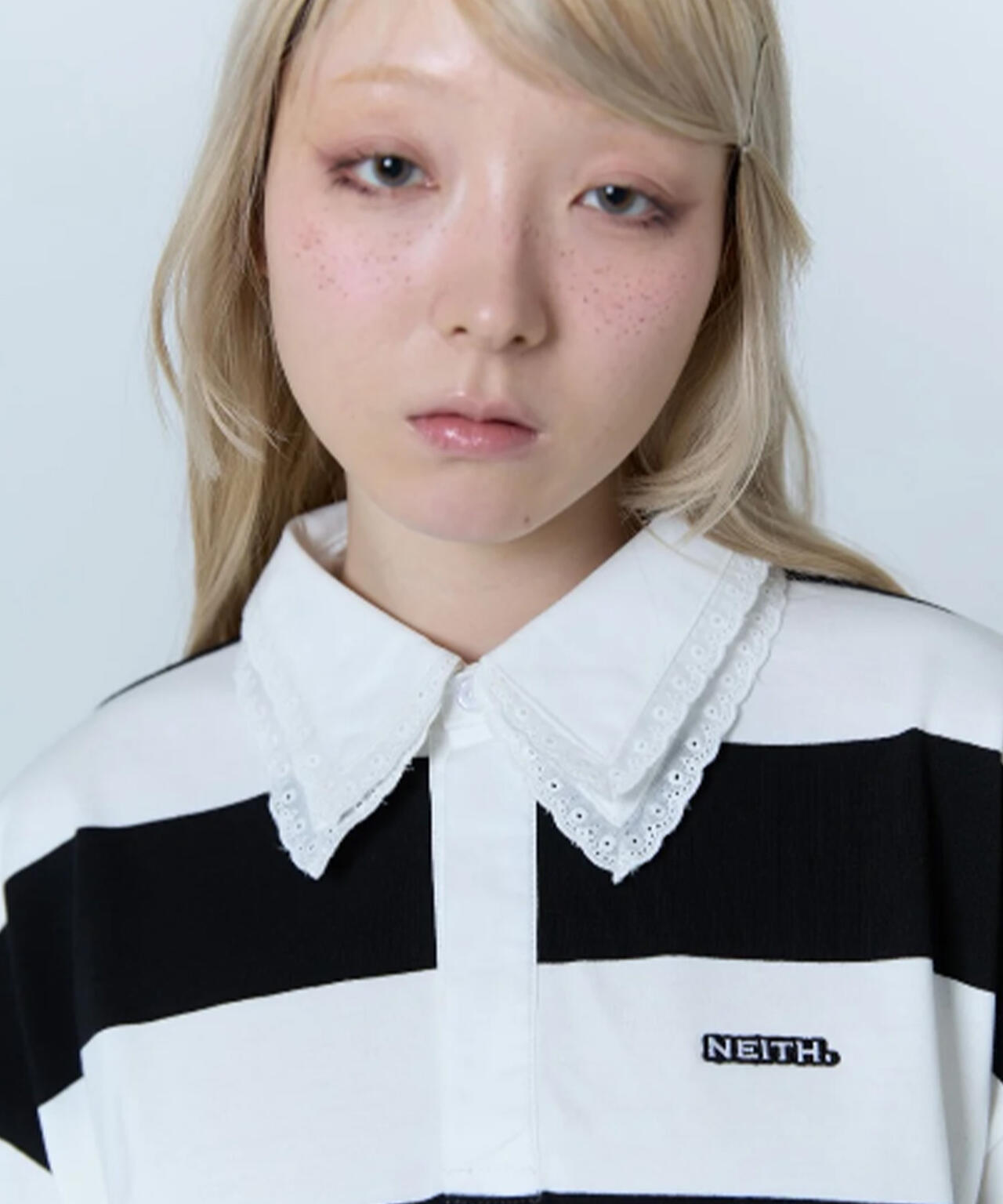 neith./ネイス/Double Collar Rugger Shirt