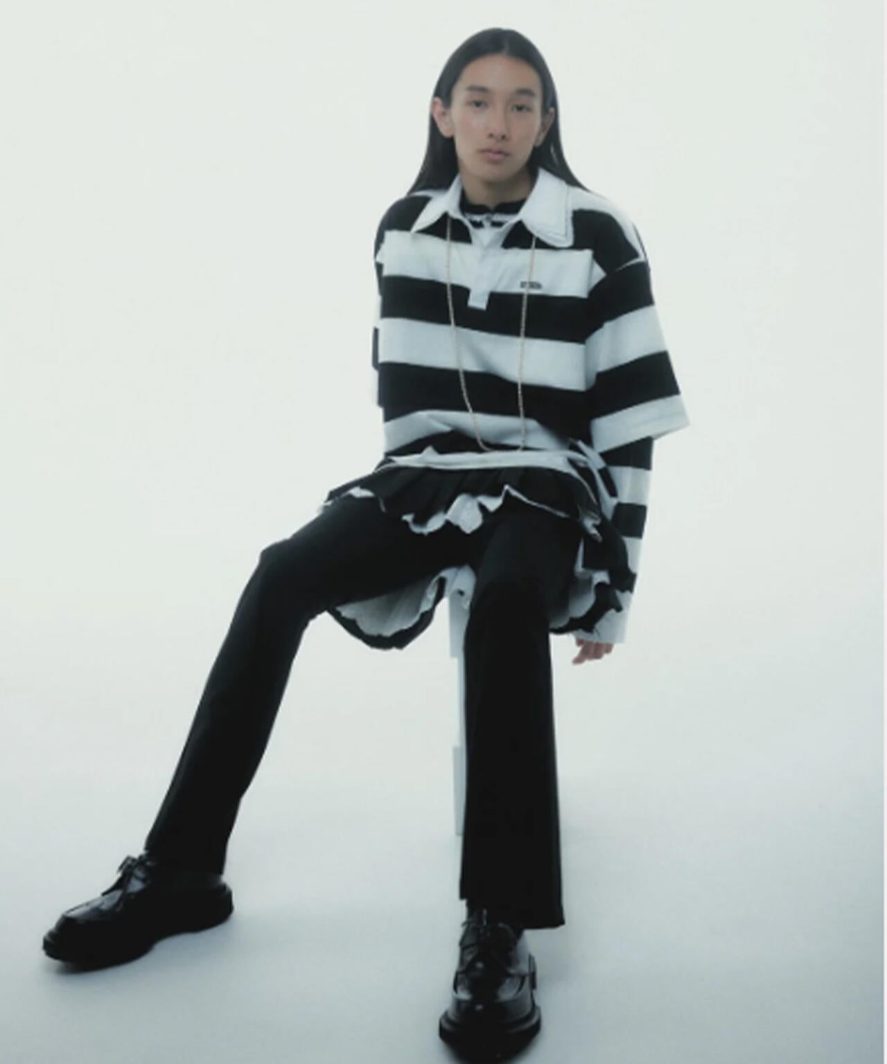 neith./ネイス/Double Collar Rugger Shirt