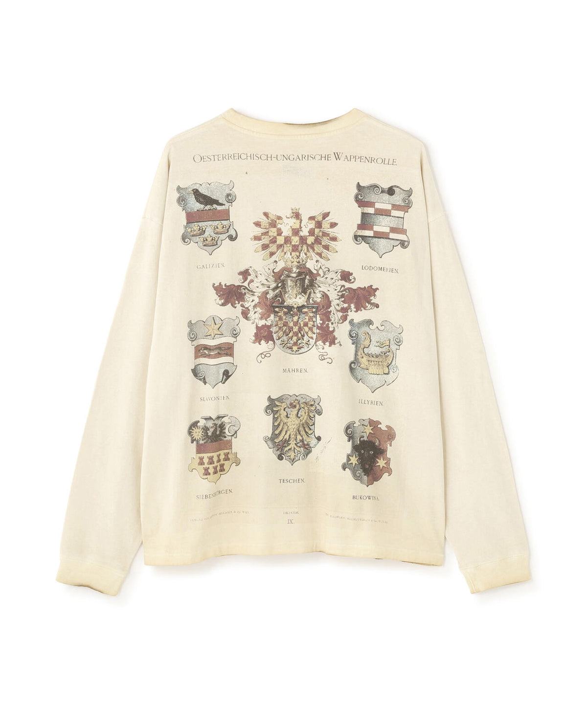 DankeSchon/ダンケシェーン/SPRAYBURN L/S TEE EMBLEM