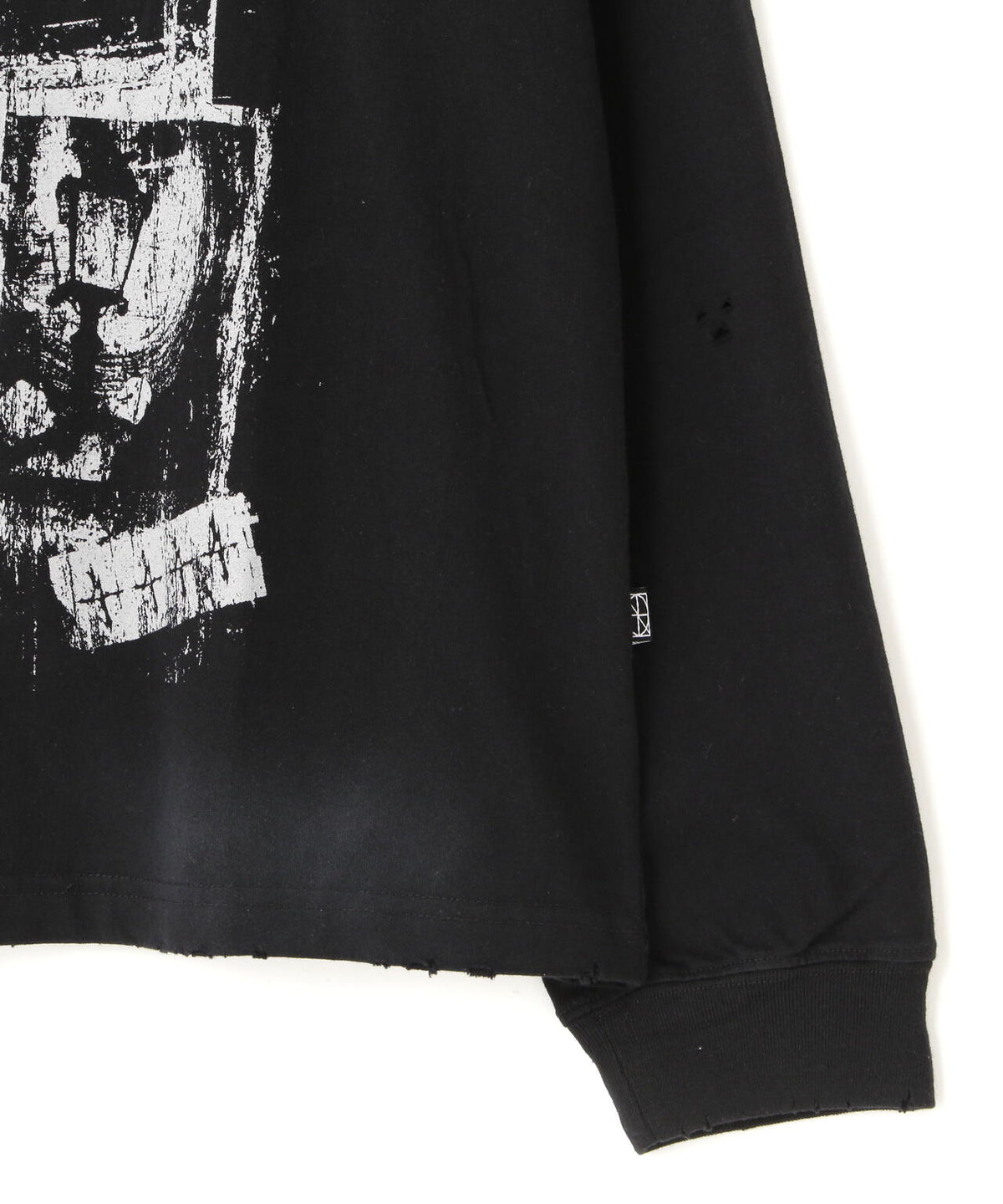 NOT4NERD/ノットフォーナード/Unknown Records Bleach Washed Long Sleeve Ligh