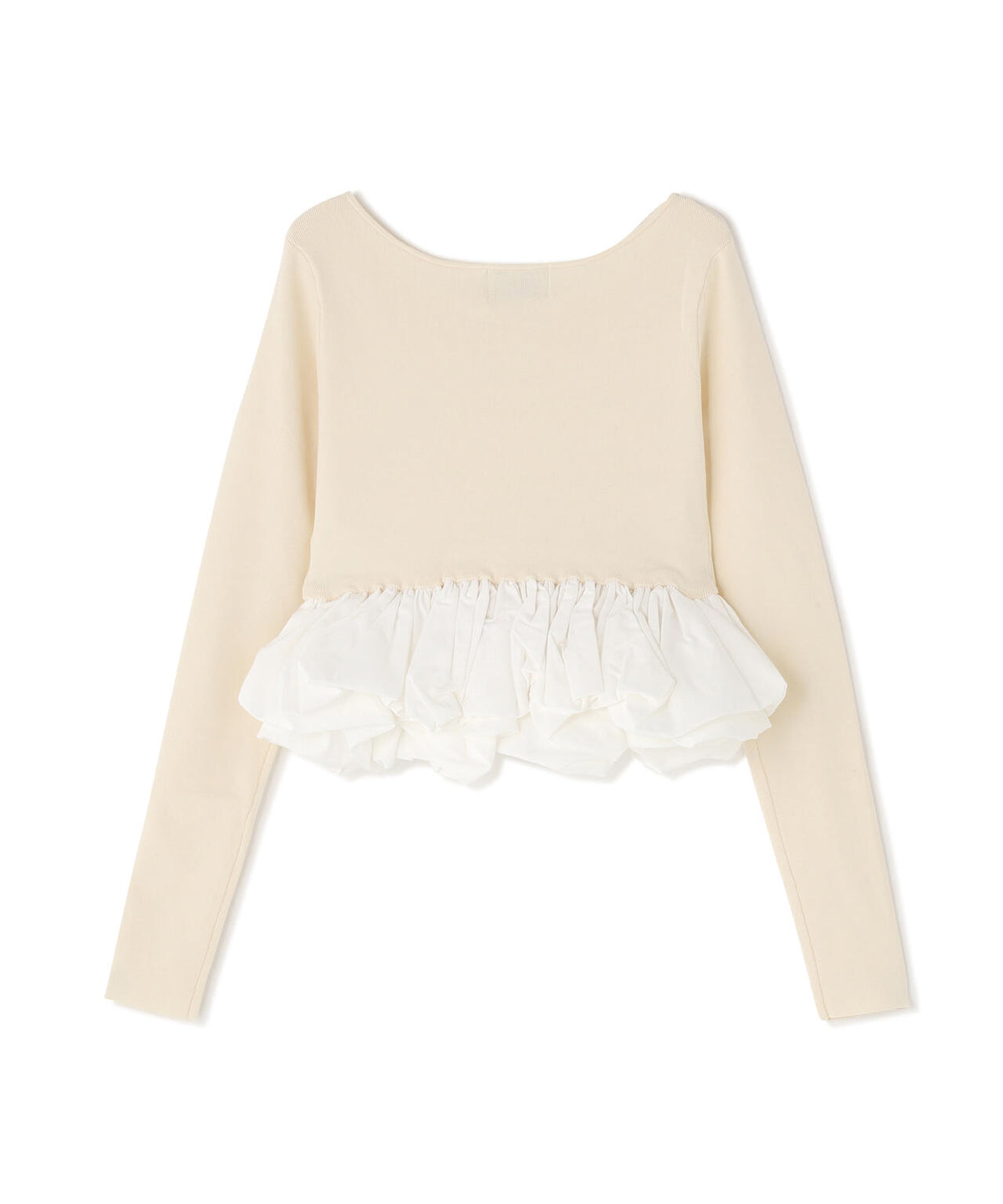 CLANE/クラネ/W BALLOON SHORT KNIT TOPS