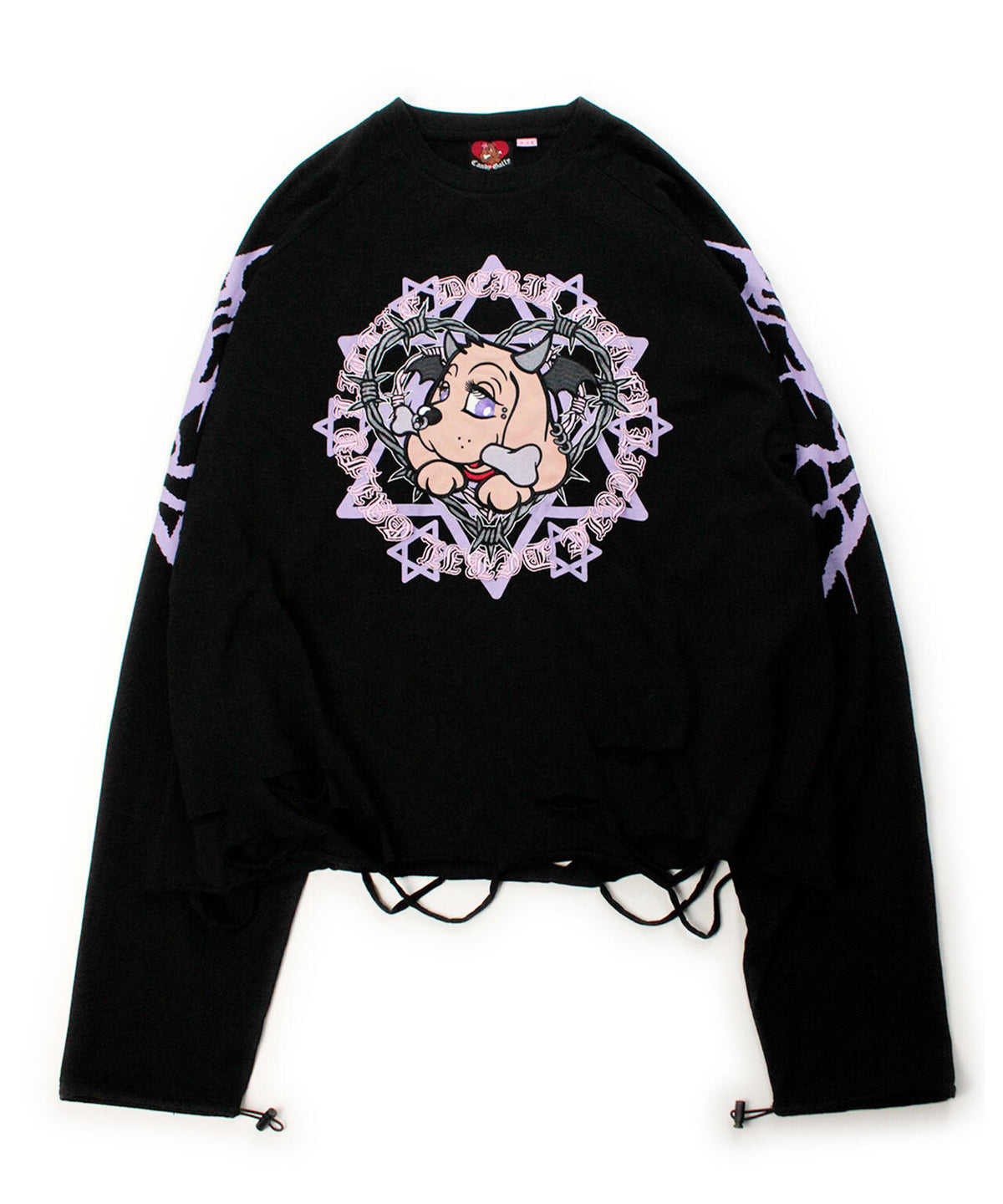 GALFY/ガルフィー/×松本いちか 小悪魔犬萌え袖ロンTEE