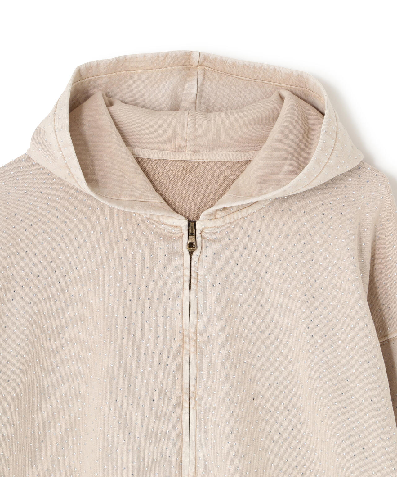 【WEB&DEPOT限定】DankeSchon/ダンケシェーン/RHINESTONE ZIP HOODIE