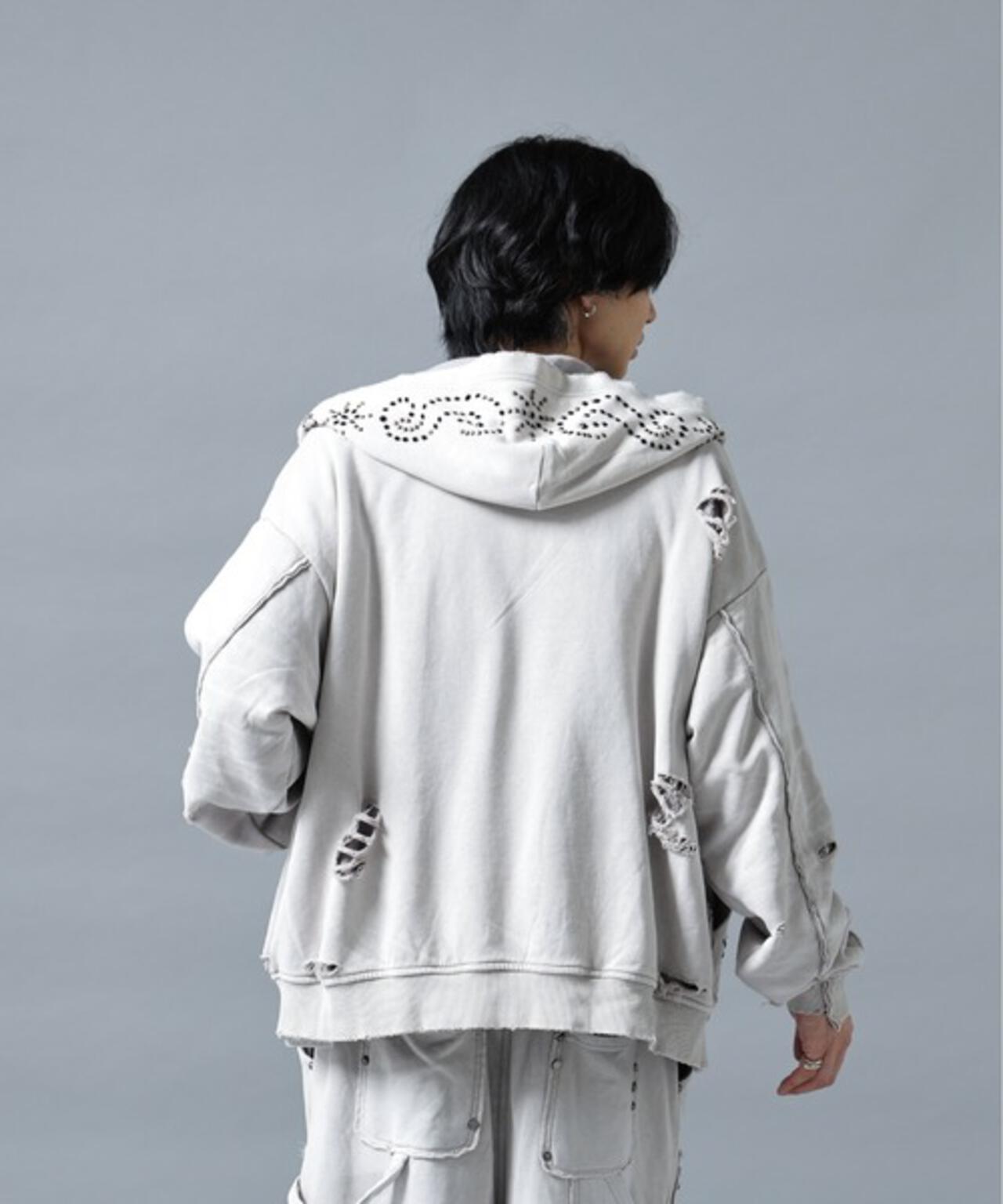 【WEB&DEPOT限定】DankeSchon/ダンケシェーン/SULFER CHEMICAL SWEAT ZIP HOODIE