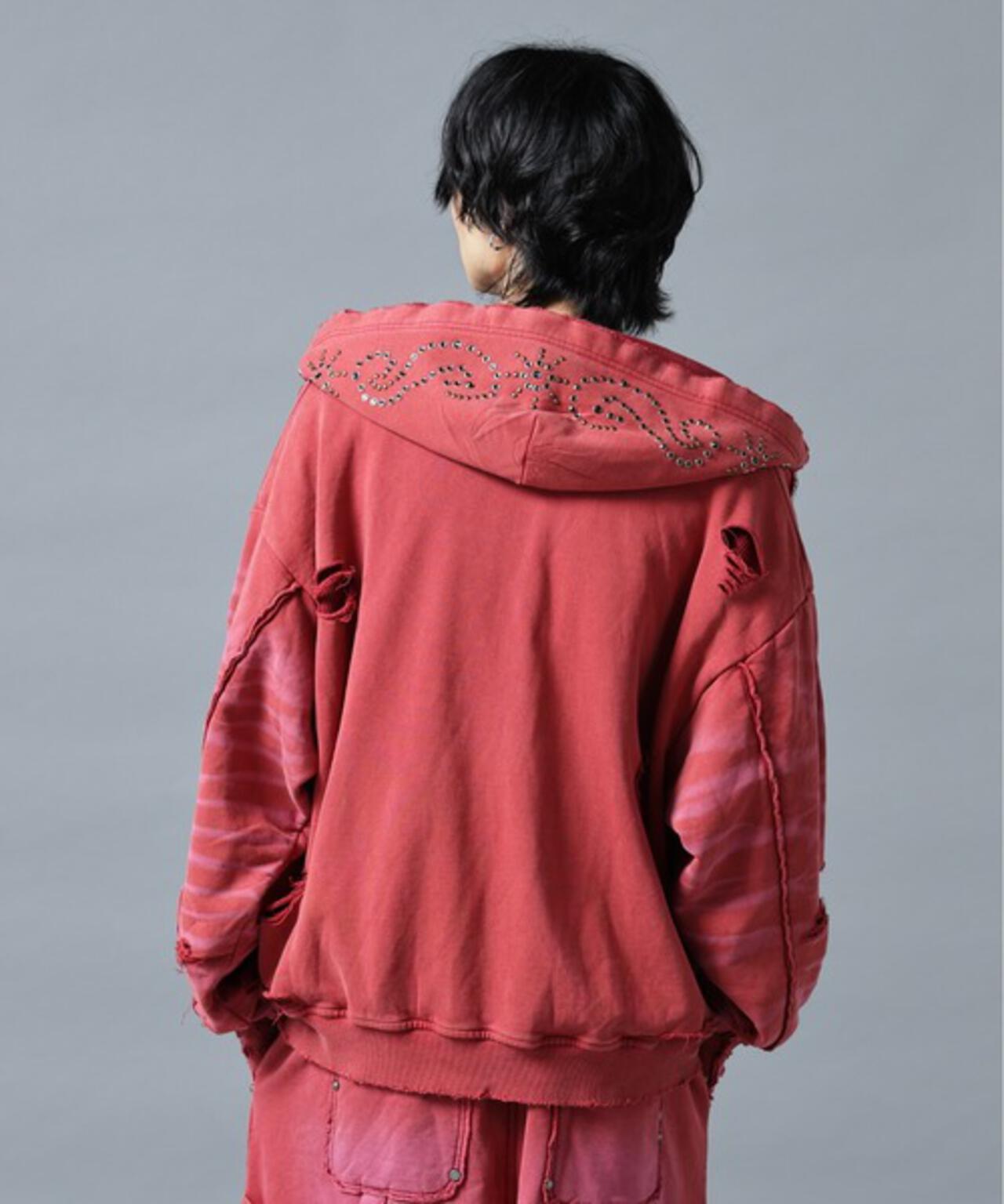 【WEB&DEPOT限定】DankeSchon/ダンケシェーン/SULFER CHEMICAL SWEAT ZIP HOODIE