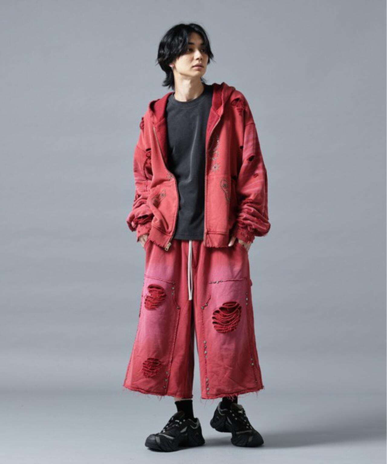 【WEB&DEPOT限定】DankeSchon/ダンケシェーン/SULFER CHEMICAL SWEAT ZIP HOODIE
