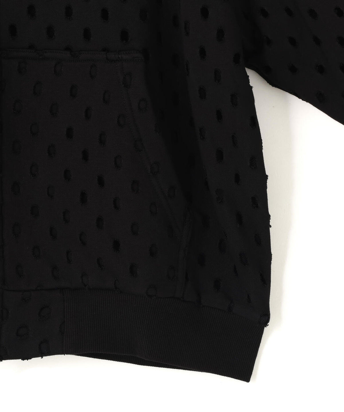 SUPPLIER/サプライヤー/Punched-Out Double Layer Hood Zip Up