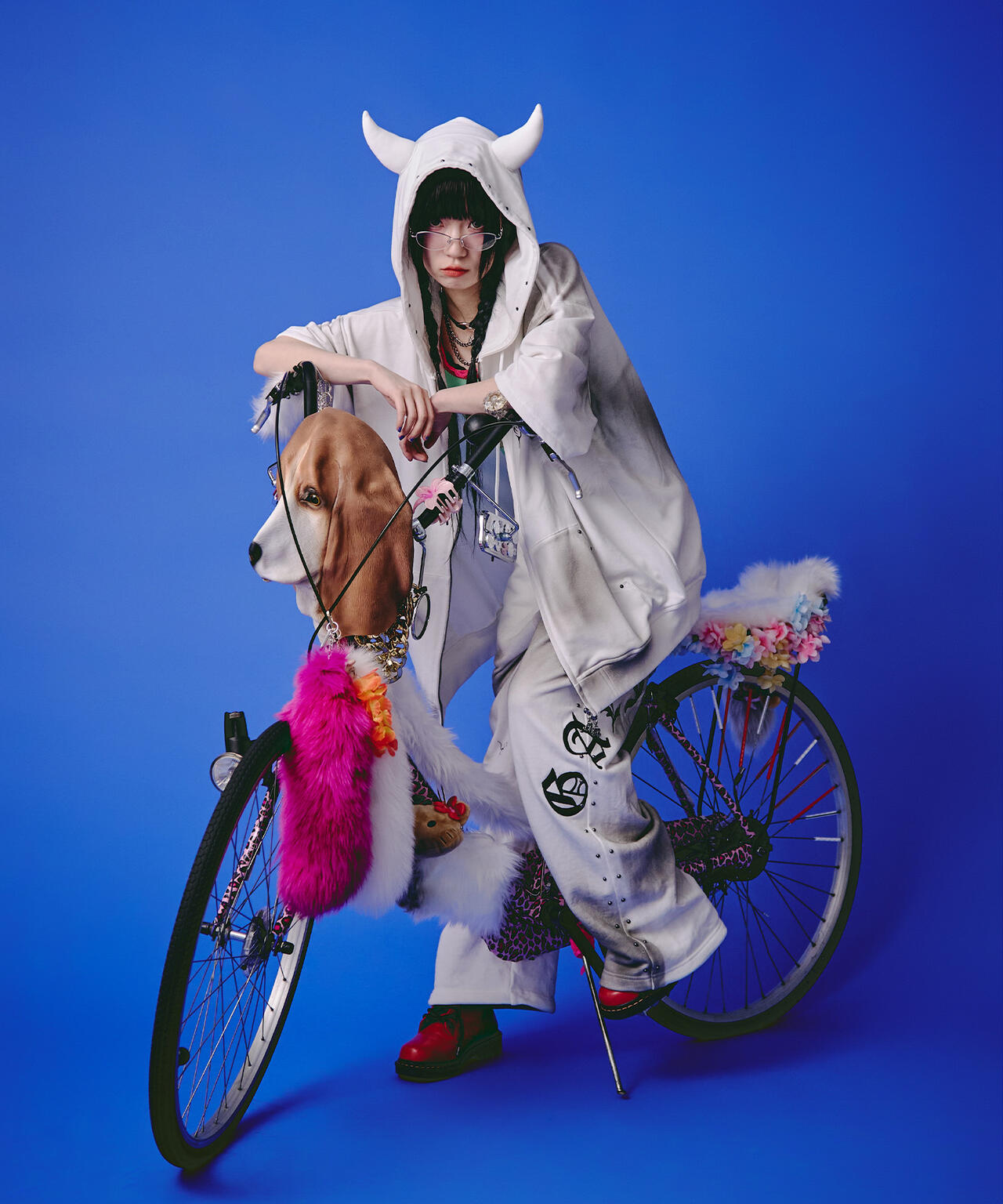 GALFY/ガルフィー/【LHP EXCLUSIVE】地雷ギャル フード半袖パーカー