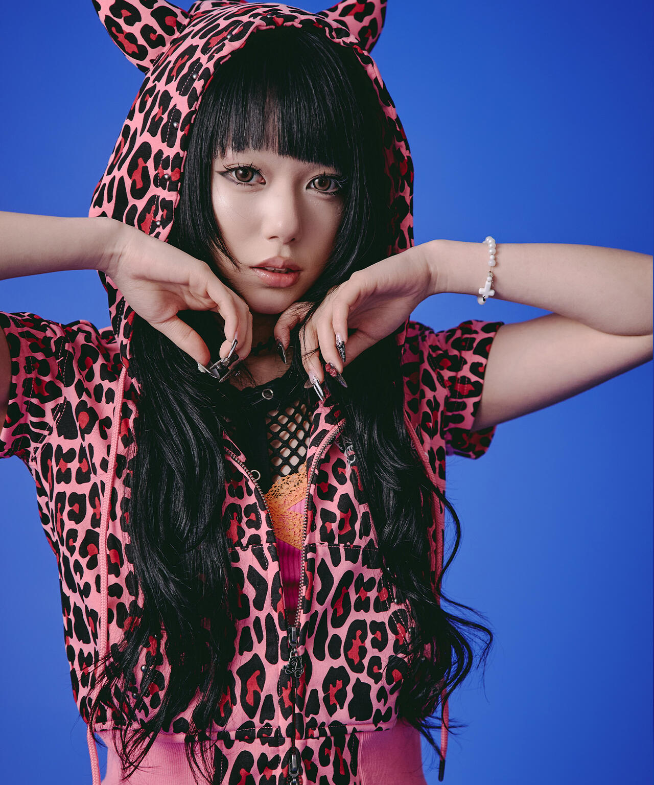 GALFY/ガルフィー/【LHP EXCLUSIVE】地雷ギャル フード半袖パーカー