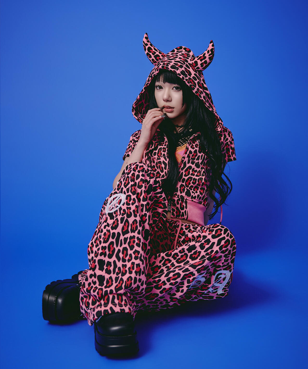 GALFY/ガルフィー/【LHP EXCLUSIVE】地雷ギャル フード半袖パーカー