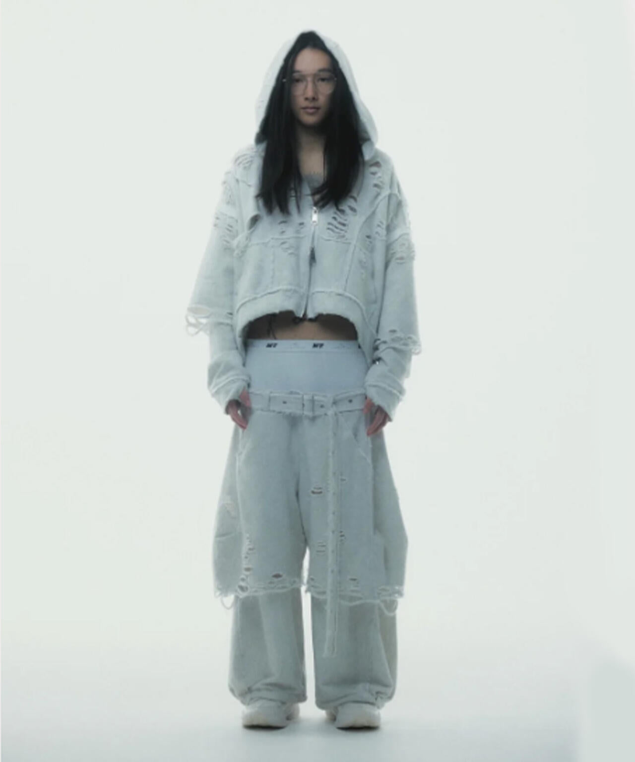neith./ネイス/Destroyed Crush Hoodie