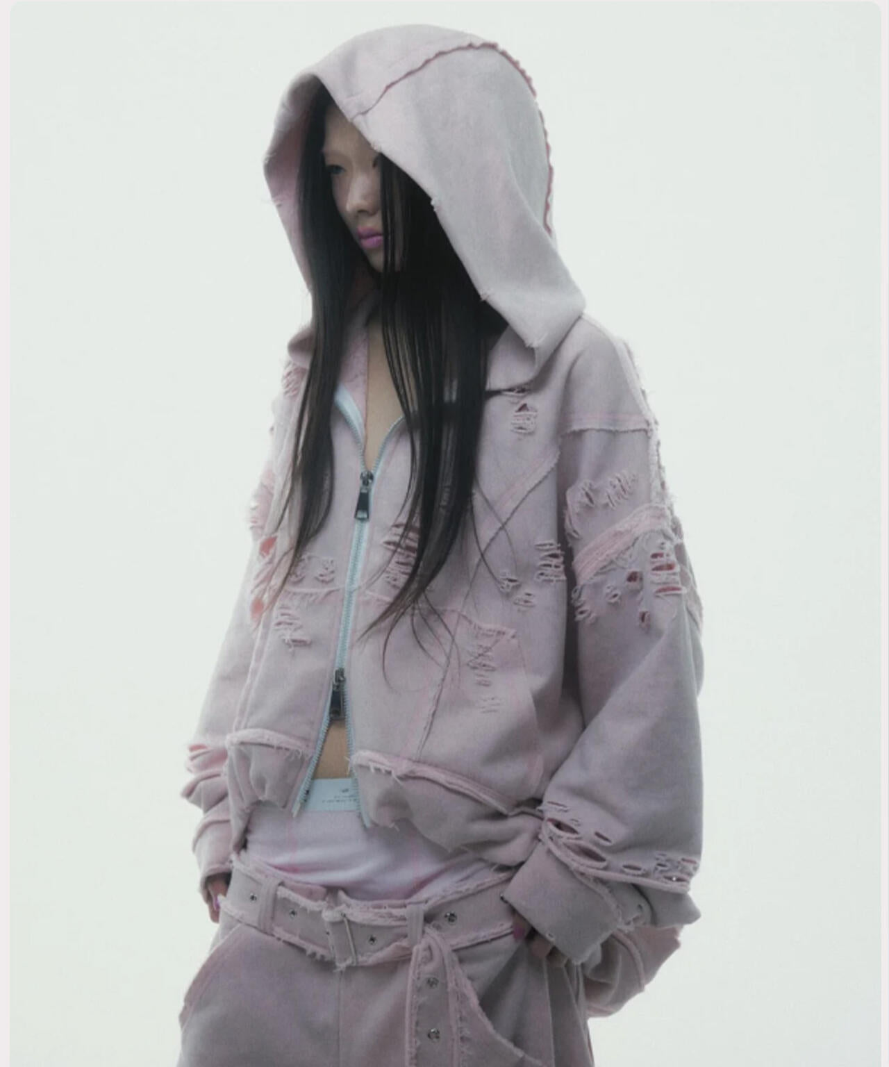 neith./ネイス/Destroyed Crush Hoodie