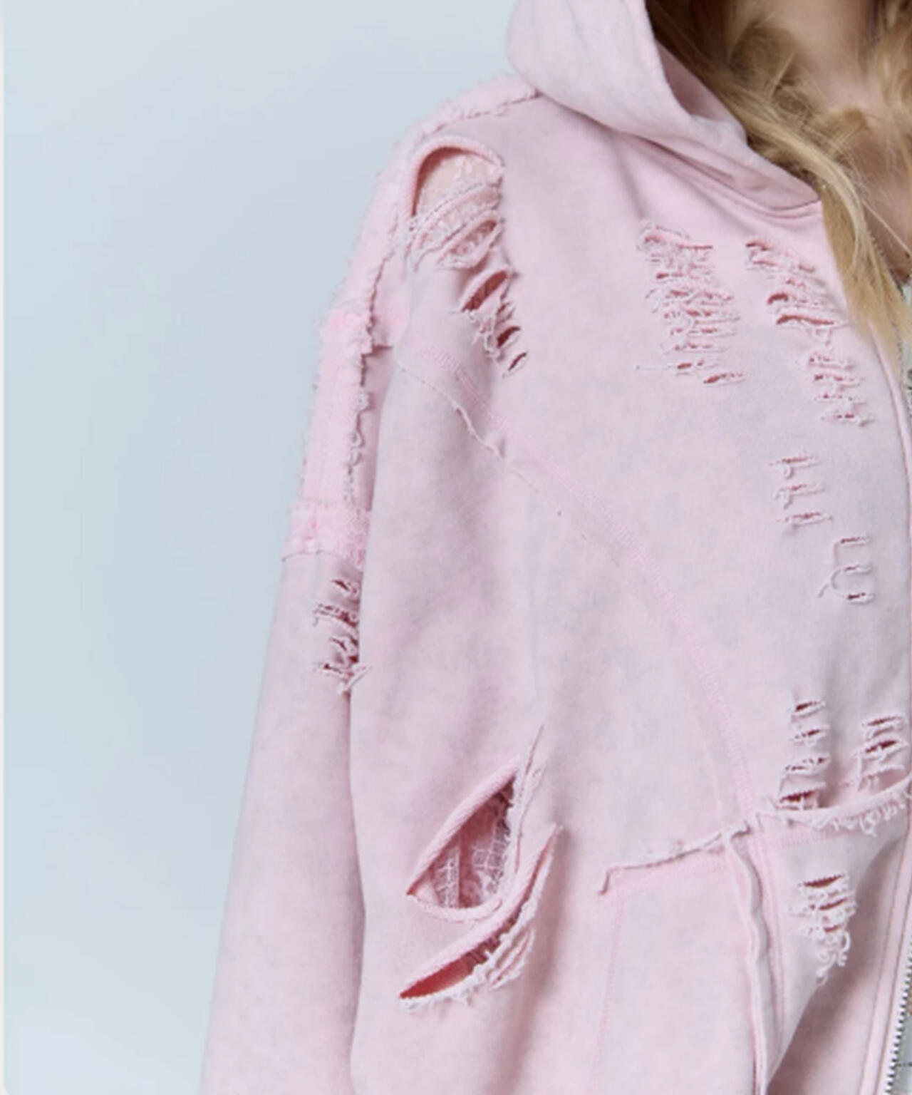 neith./ネイス/Destroyed Crush Hoodie