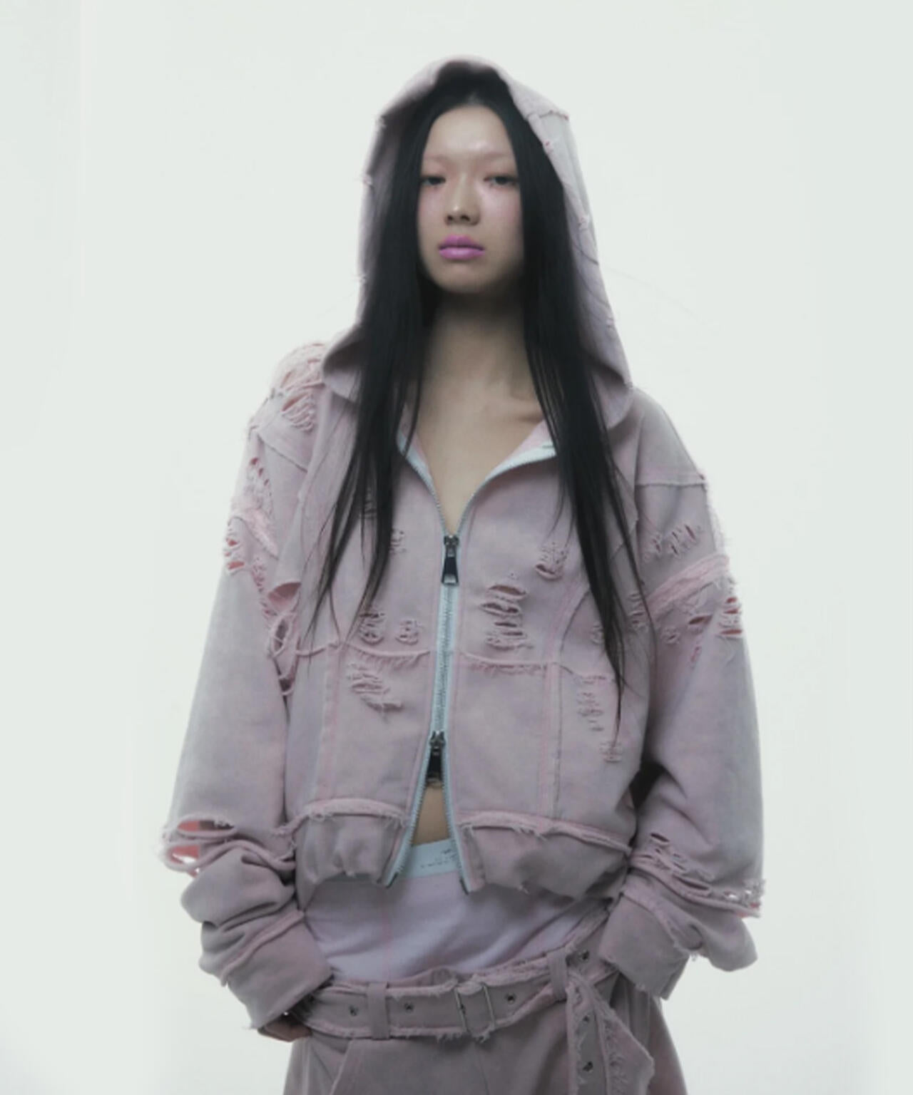 neith./ネイス/Destroyed Crush Hoodie