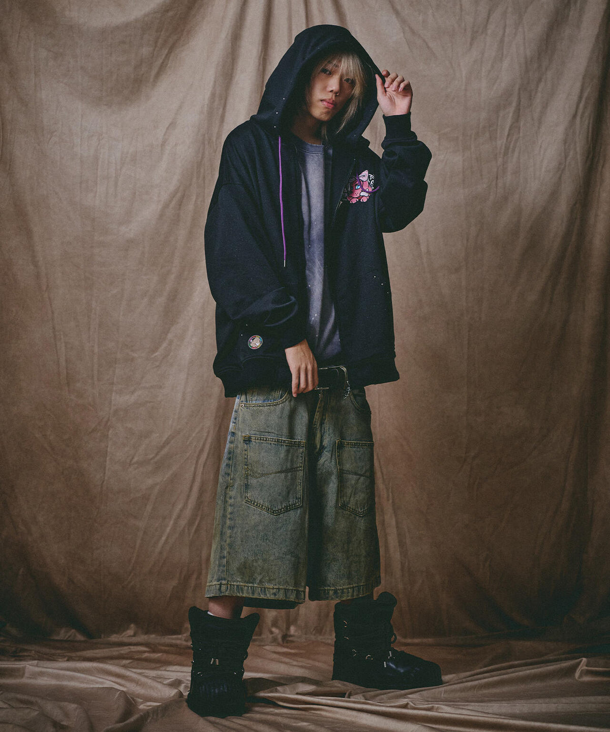 CANDYGALFY/キャンディーガルフィー/【LHP EXCLUSIVE】地雷ギャルZIPパーカー