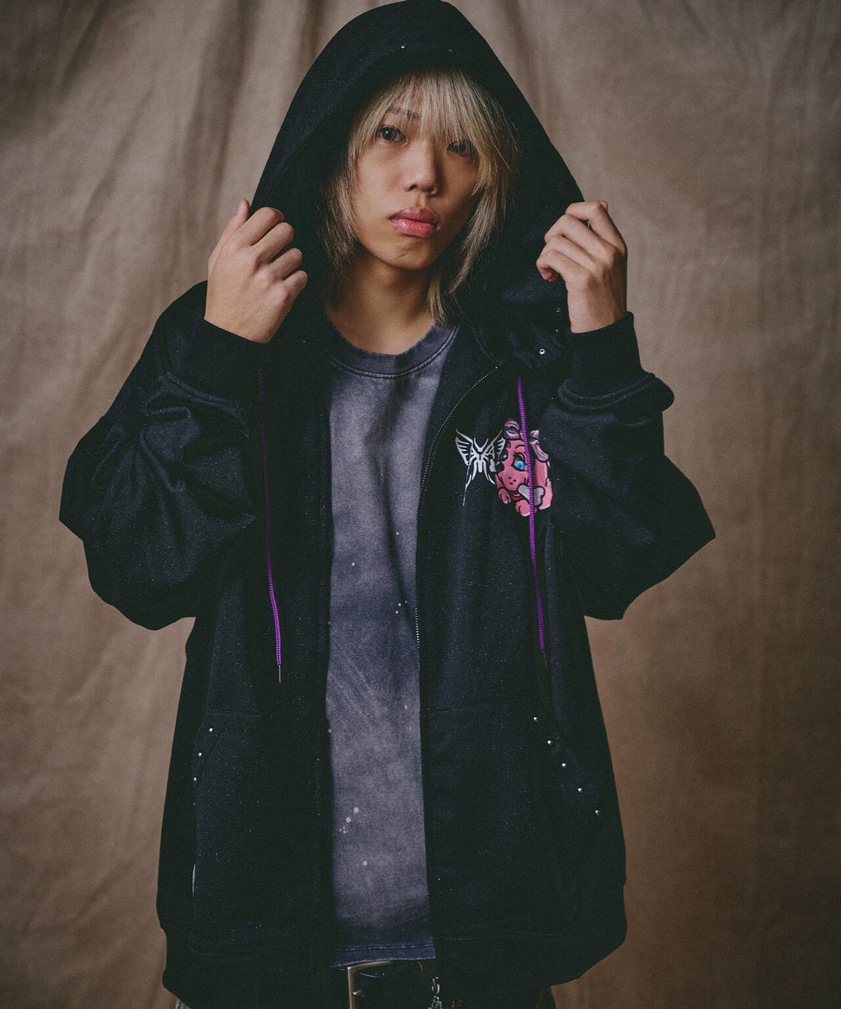 CANDYGALFY/キャンディーガルフィー/【LHP EXCLUSIVE】地雷ギャルZIPパーカー