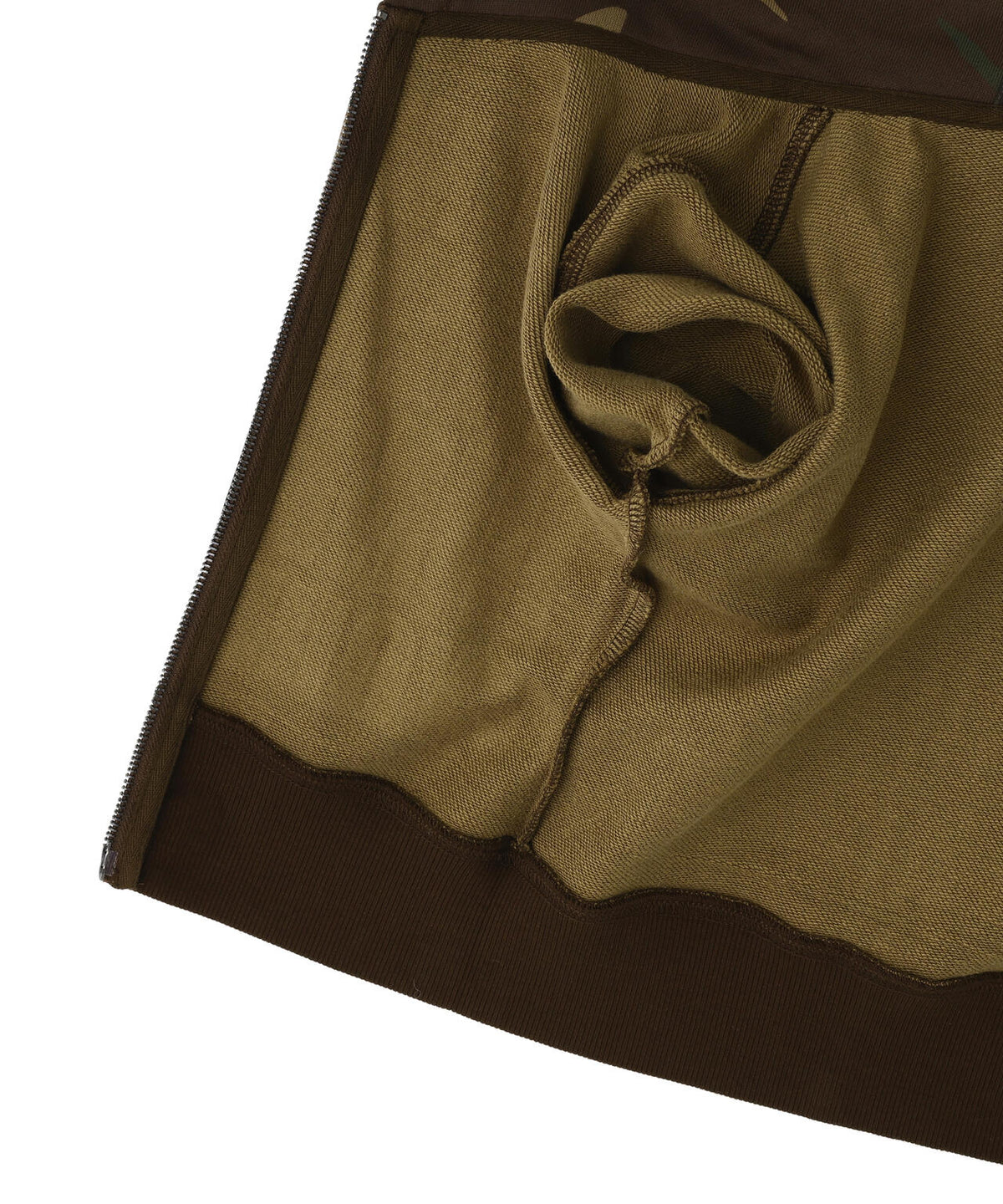 SupBaby by SUPPLIER/Camo Not Your Baby Cropped Zip Hoodie