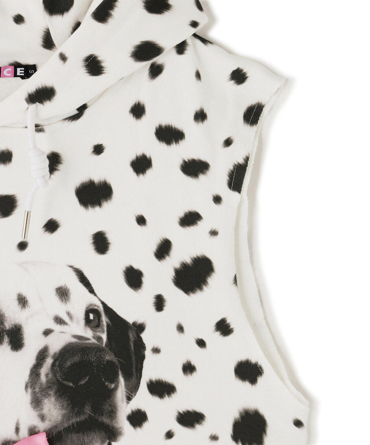 CFIERCE/フィアス/DALMATIAN SLEEVELESS HOODIE