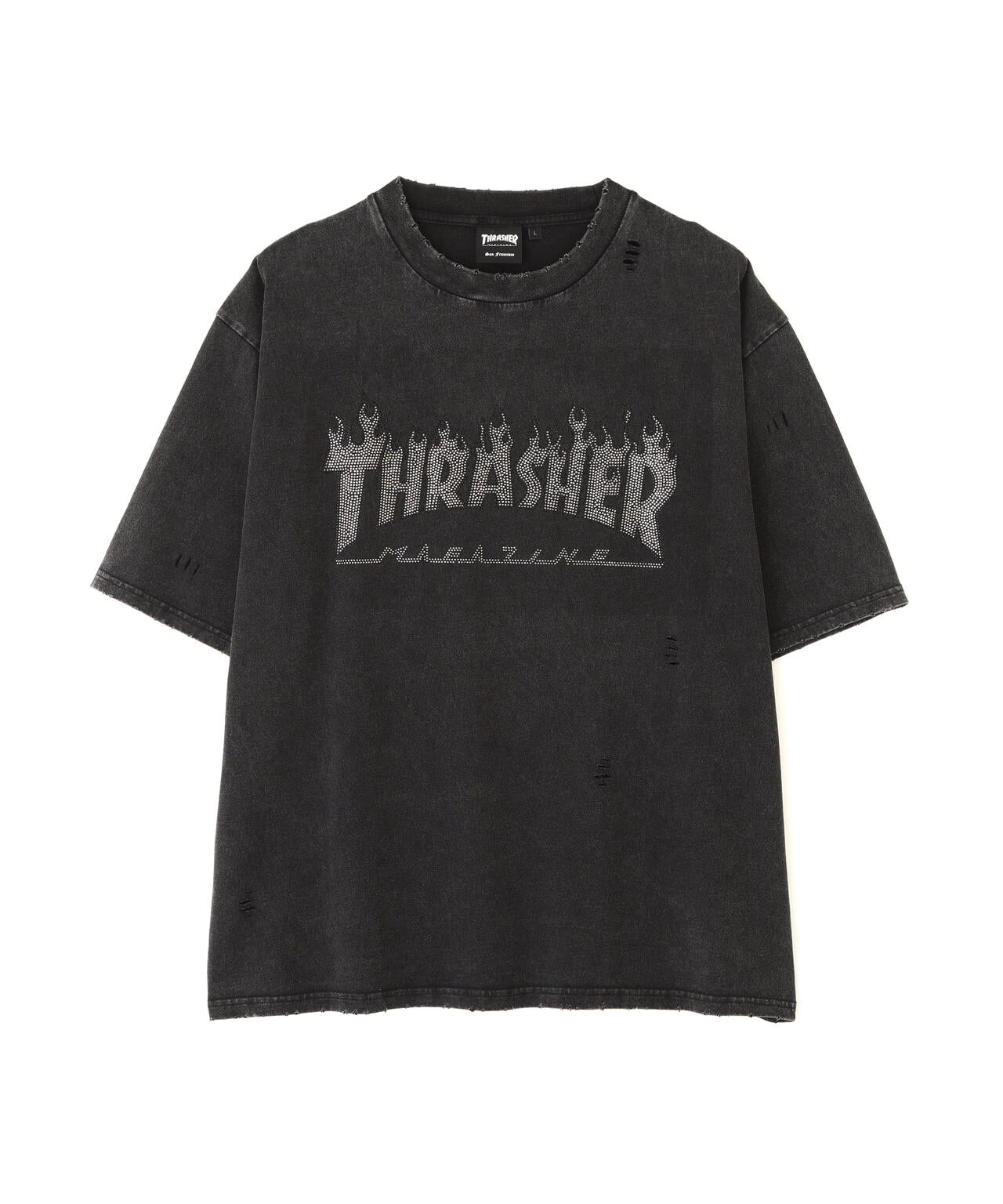 Thrasher/スラッシャー/【LHP別注】LINESTONE TEE/ラインストーンTシャツ