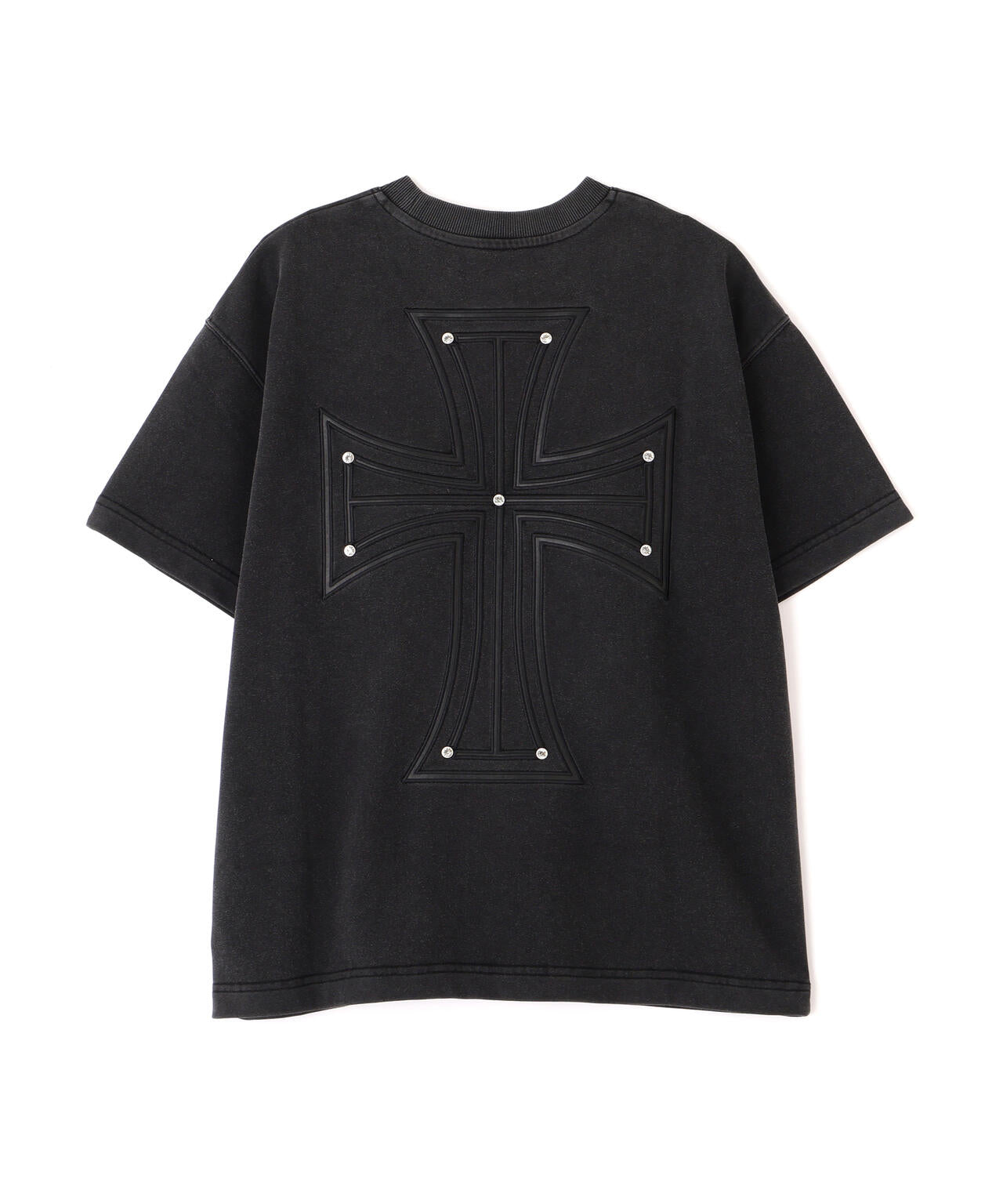 UNKNOWN LONDON/アンノウンロンドン/【LHP EXCLUSIVE】LEATHER CROSS TEE