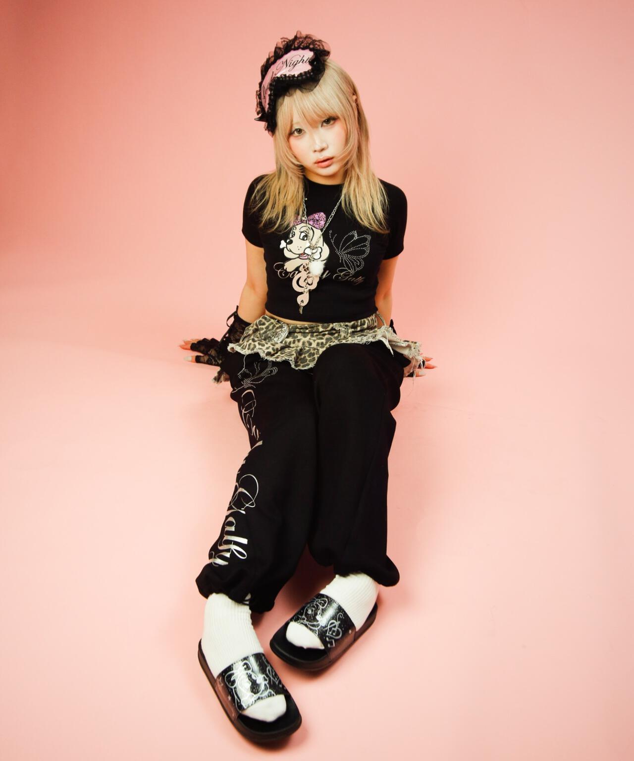CANDYGALFY/キャンディーガルフィー/ピカピカギャルちゃんバタフライチビTee/162065