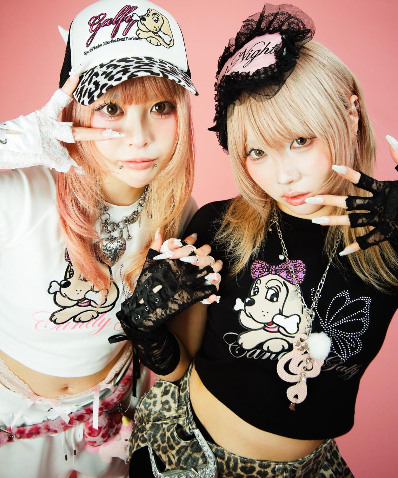 CANDYGALFY/キャンディーガルフィー/ピカピカギャルちゃんバタフライチビTee/162065
