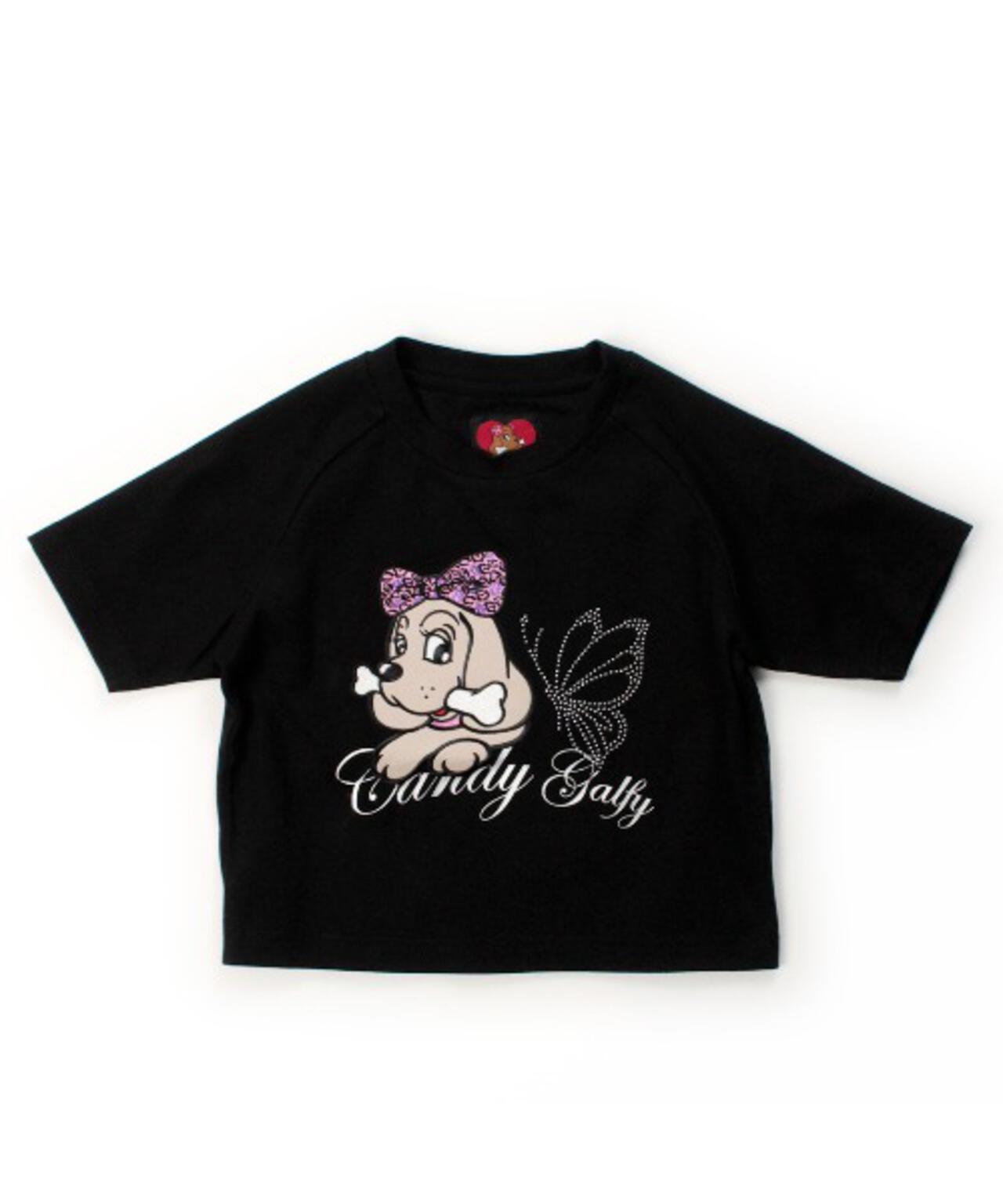 CANDYGALFY/キャンディーガルフィー/ピカピカギャルちゃんバタフライチビTee/162065