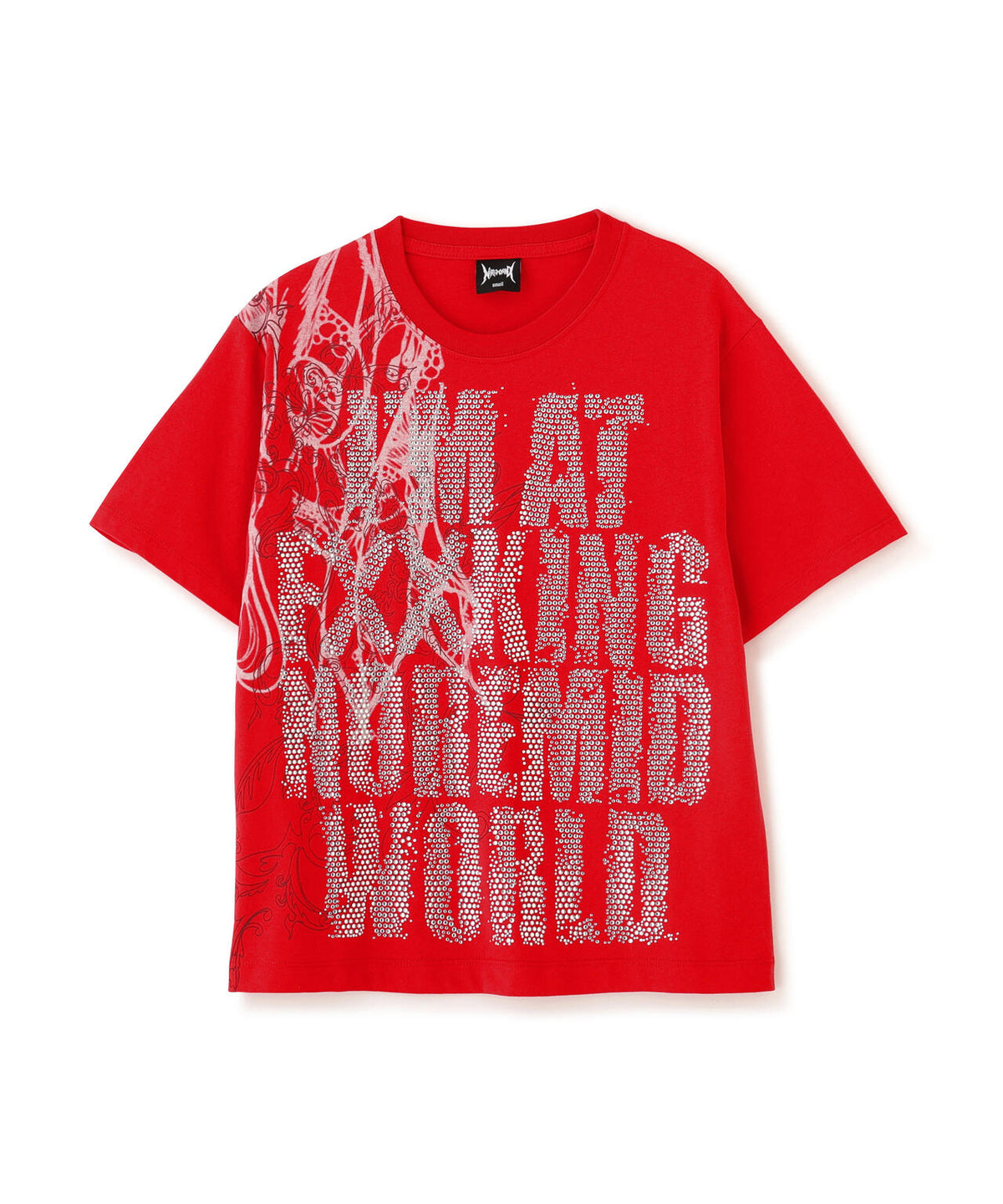 NoRemid/ノーリミッド/【LHP EXCLUSIVE】Logo Rhinestone S/S Tee
