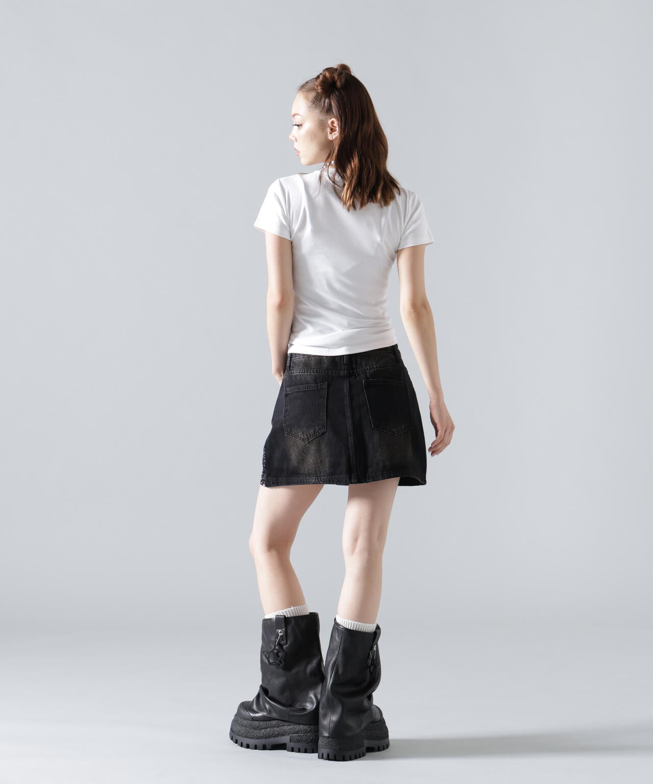 MAVYTH/メヴィス/LETTERRING RIBBON TEE