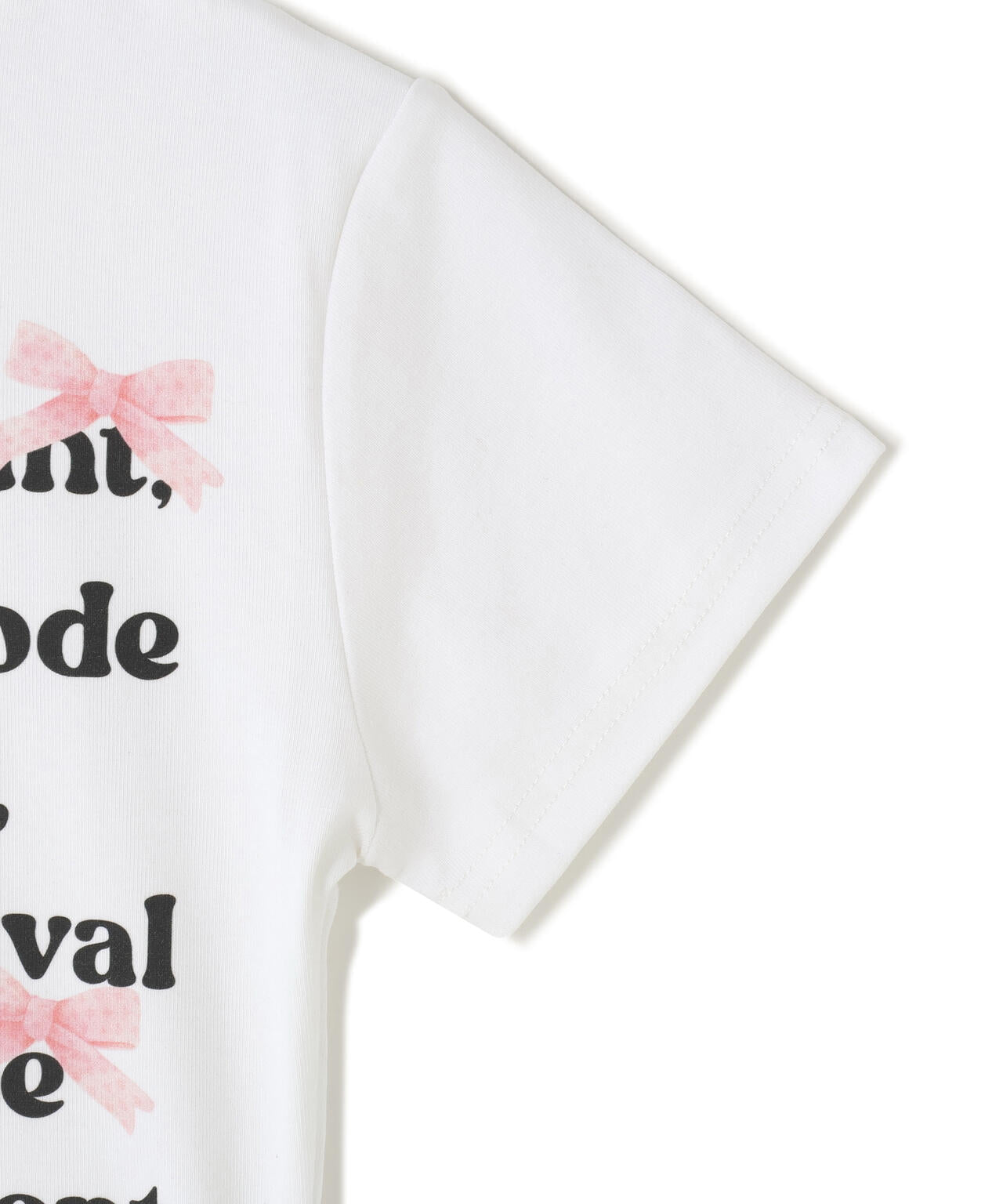 MAVYTH/メヴィス/LETTERRING RIBBON TEE