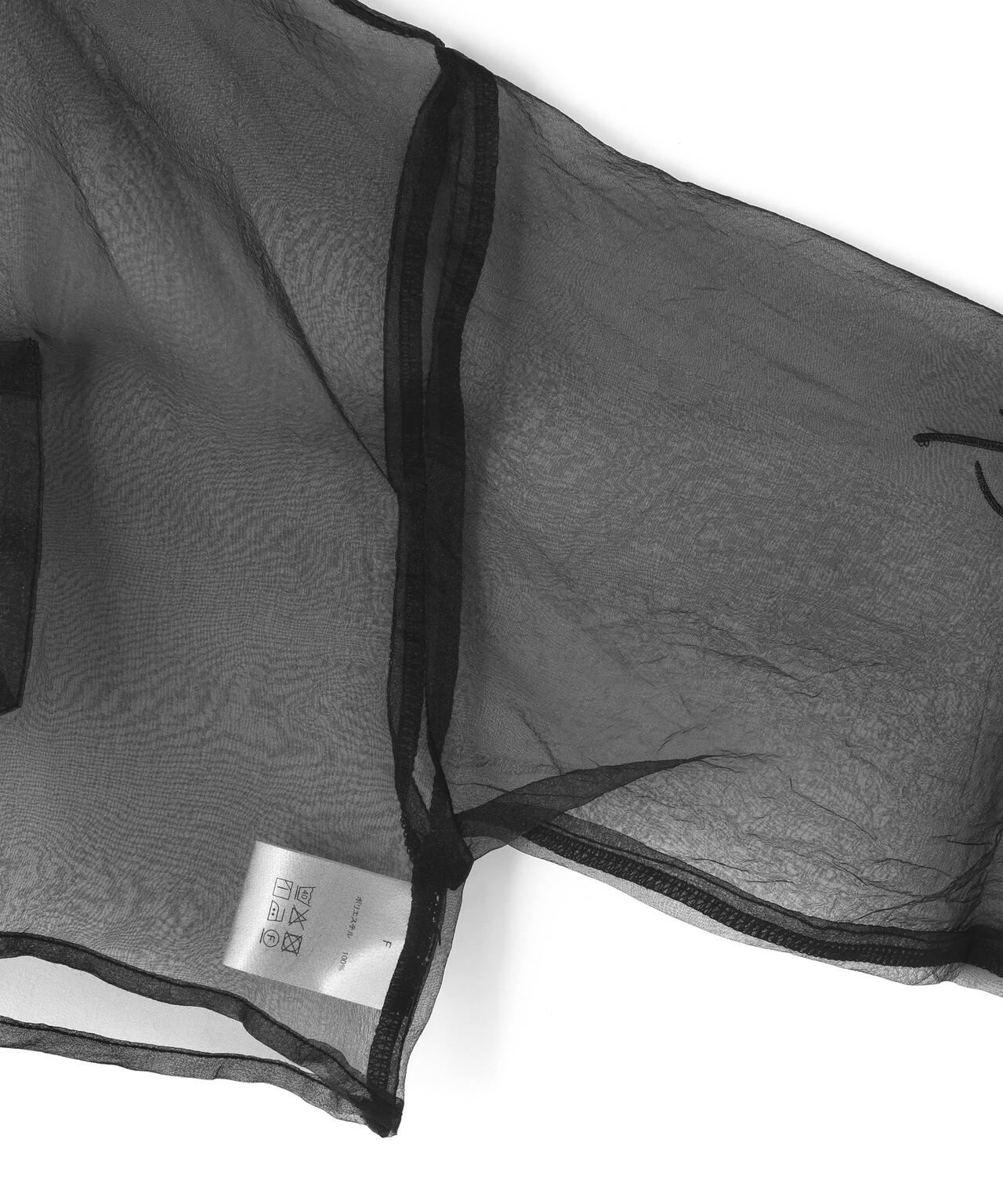 gibous/ギボス/tatoo sheer shirt