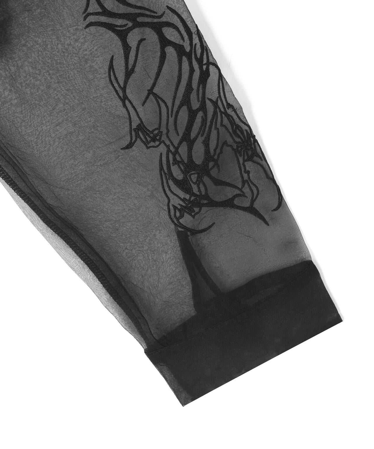 gibous/ギボス/tatoo sheer shirt